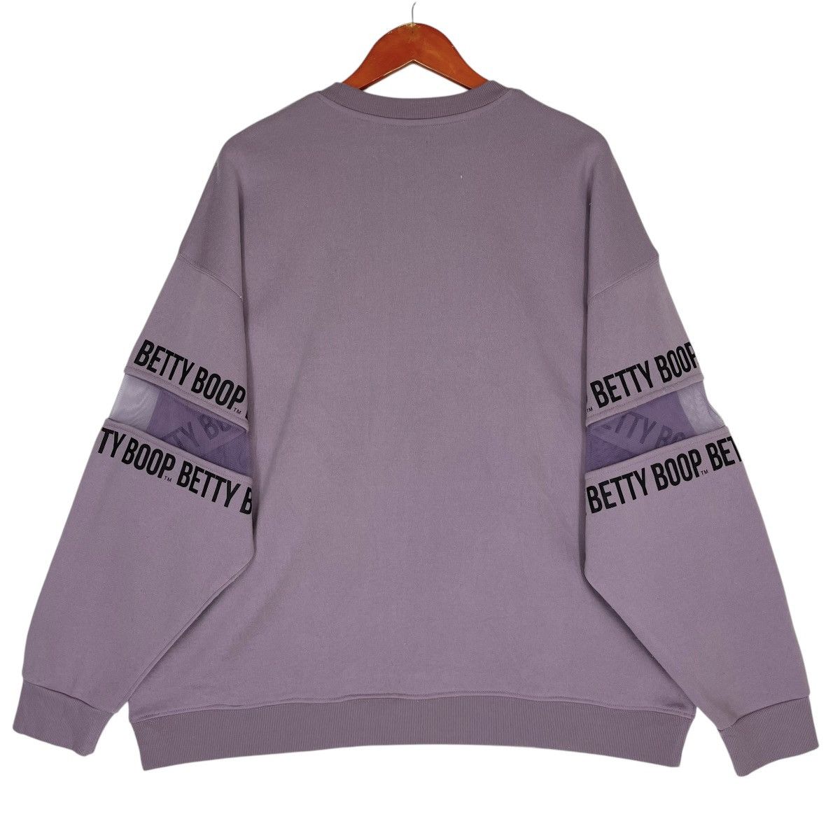Cartoon Network Betty Boop X Strange Heaven Crewneck Sweatshirt Purple Size 3XL / US 20-22 - 2 Thumbnail