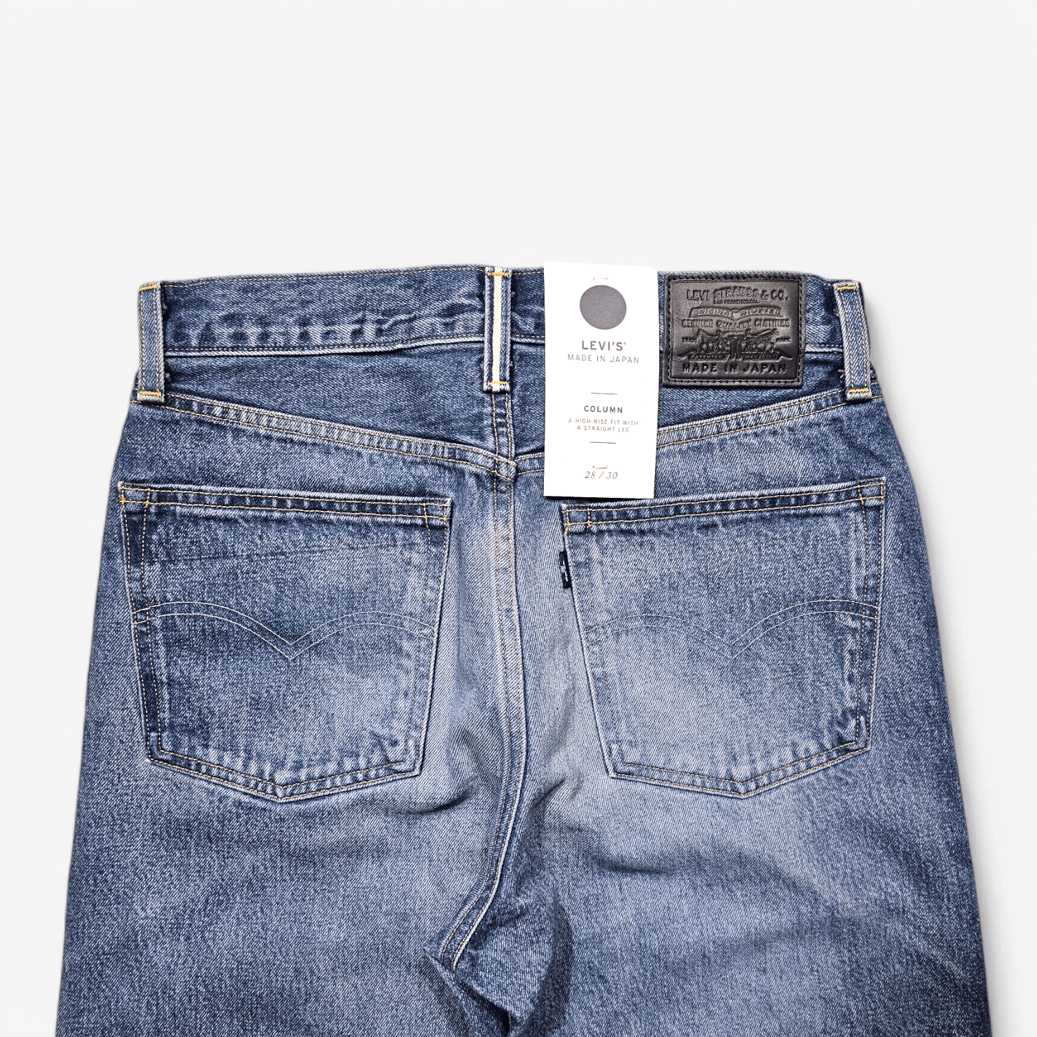 Japanese Brand × Levi's NWT Levi's Made in Japan Column Denim Jeans Big E Selvedge Size 28" / US 6 / IT 42 - 6 Thumbnail