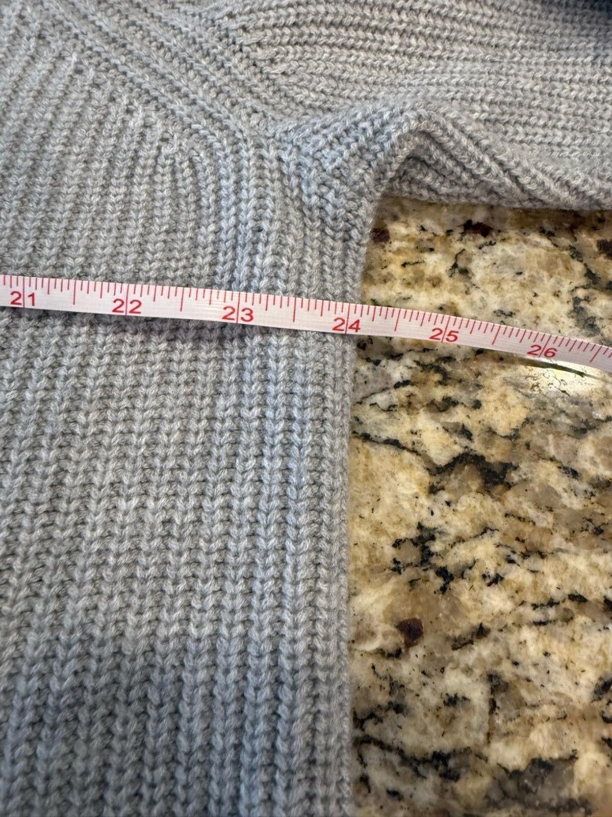 Other Talbots Plus Petites gray wool blend sweater cable knit 2XP Size XXL / US 16-18 / IT 52-54 - 7 Thumbnail