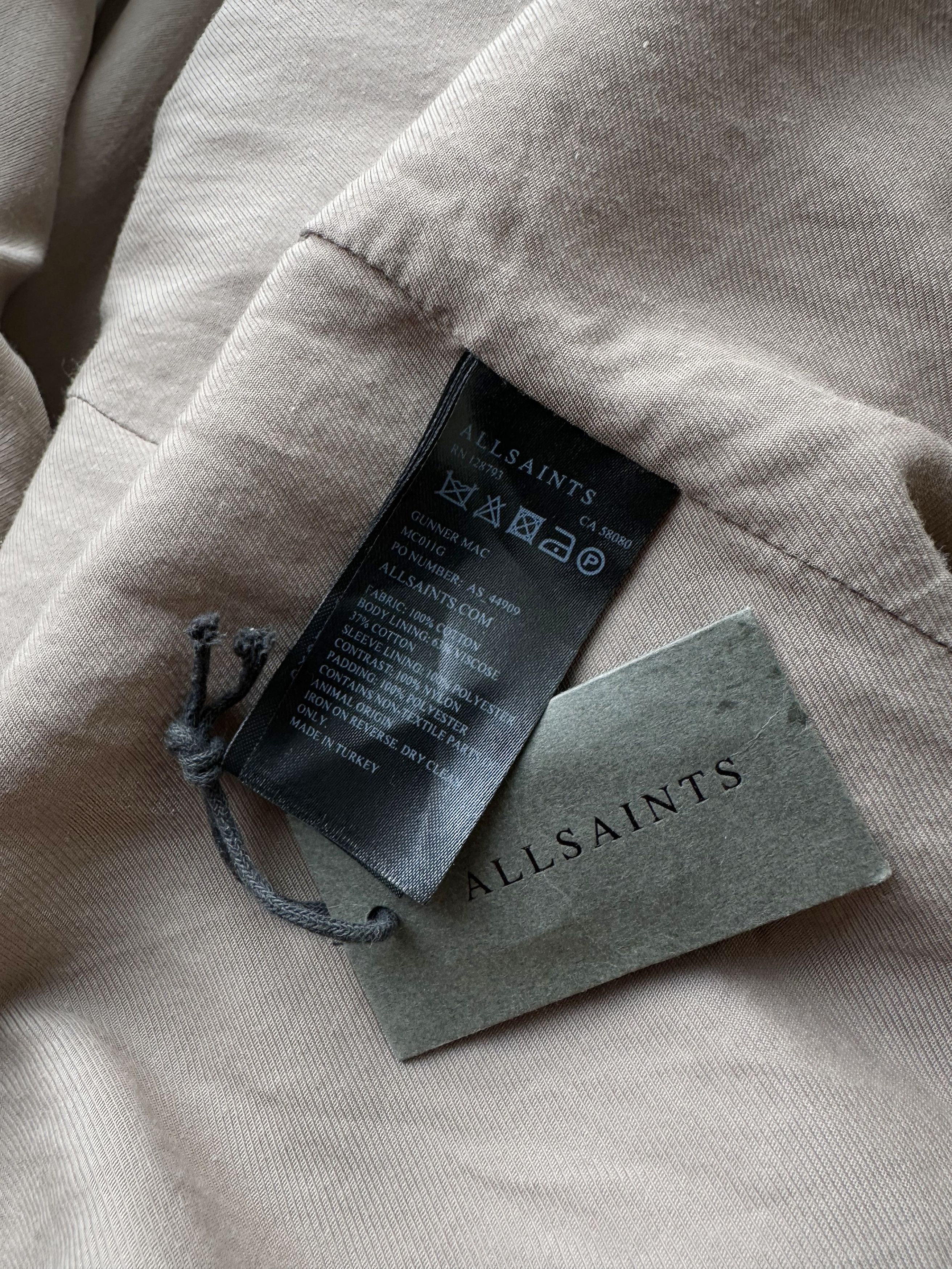 Allsaints All Saints Mac Gunner trench bomber Jacket Size US XL / EU 56 / 4 - 4 Thumbnail