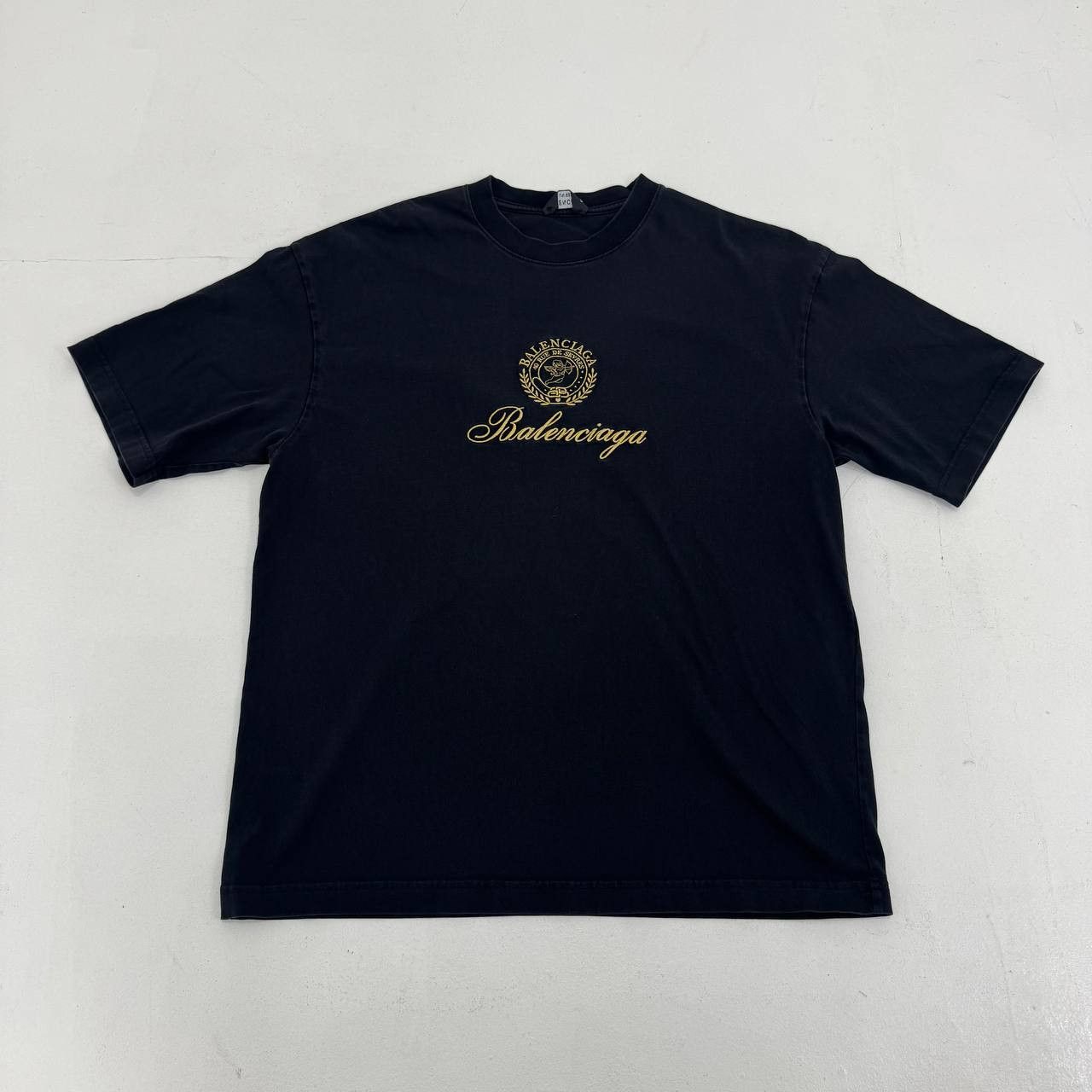 Balenciaga Balenciaga logo-embroidered T-shirt | Grailed