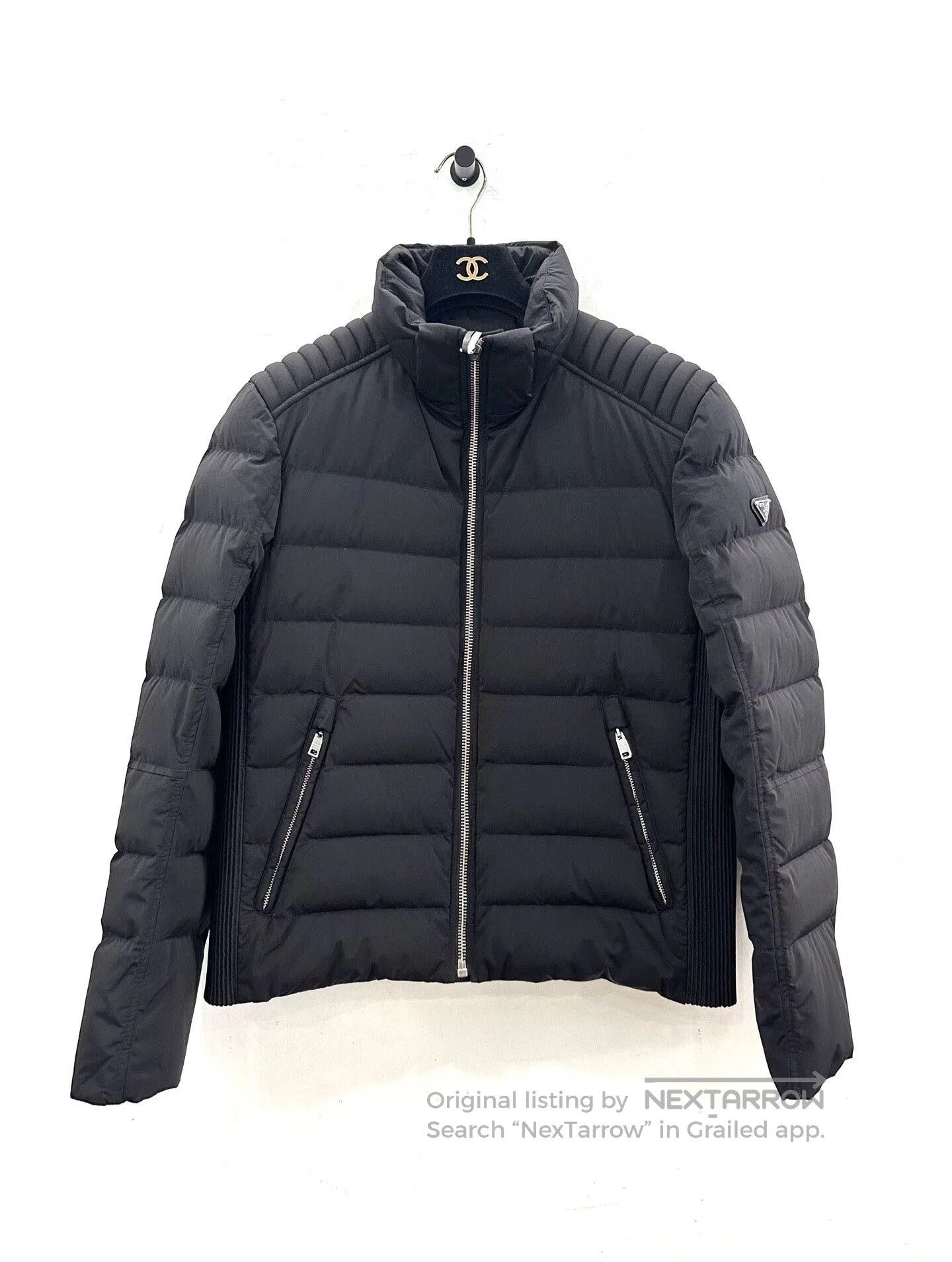 Prada Prada Men's Black Down Jacket. Size US M / EU 48-50 / 2 - 1 Thumbnail
