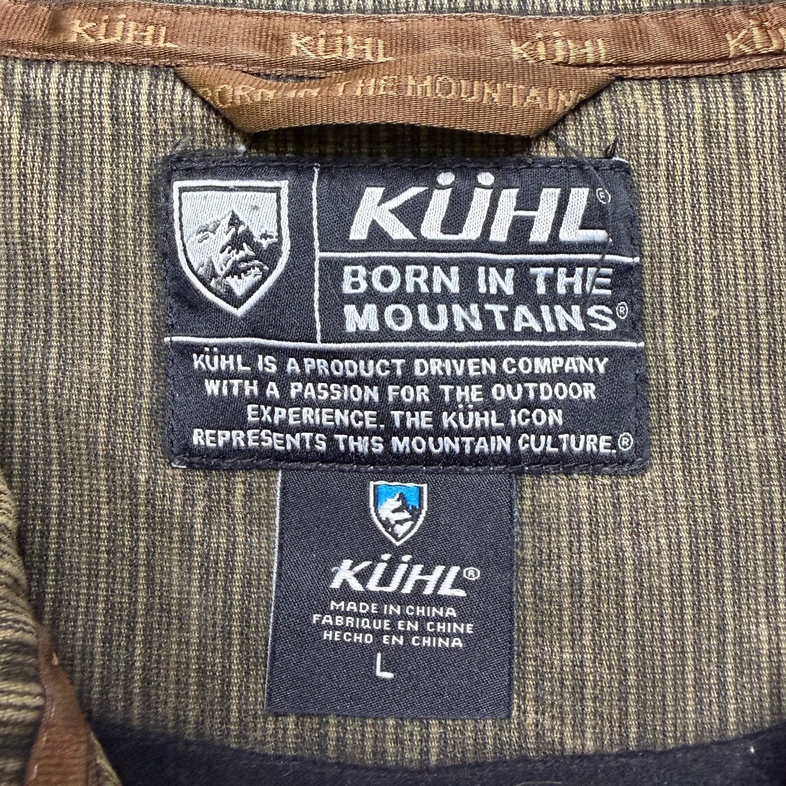 Kuhl Kuhl Distressed Full Zip Utility Vest Mens Large Brown Size US L / EU 52-54 / 3 - 3 Thumbnail