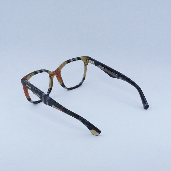 Burberry Burberry BE2415 4146 Eyeglasses Check Sand 51mm Square Frame Size ONE SIZE - 8 Thumbnail