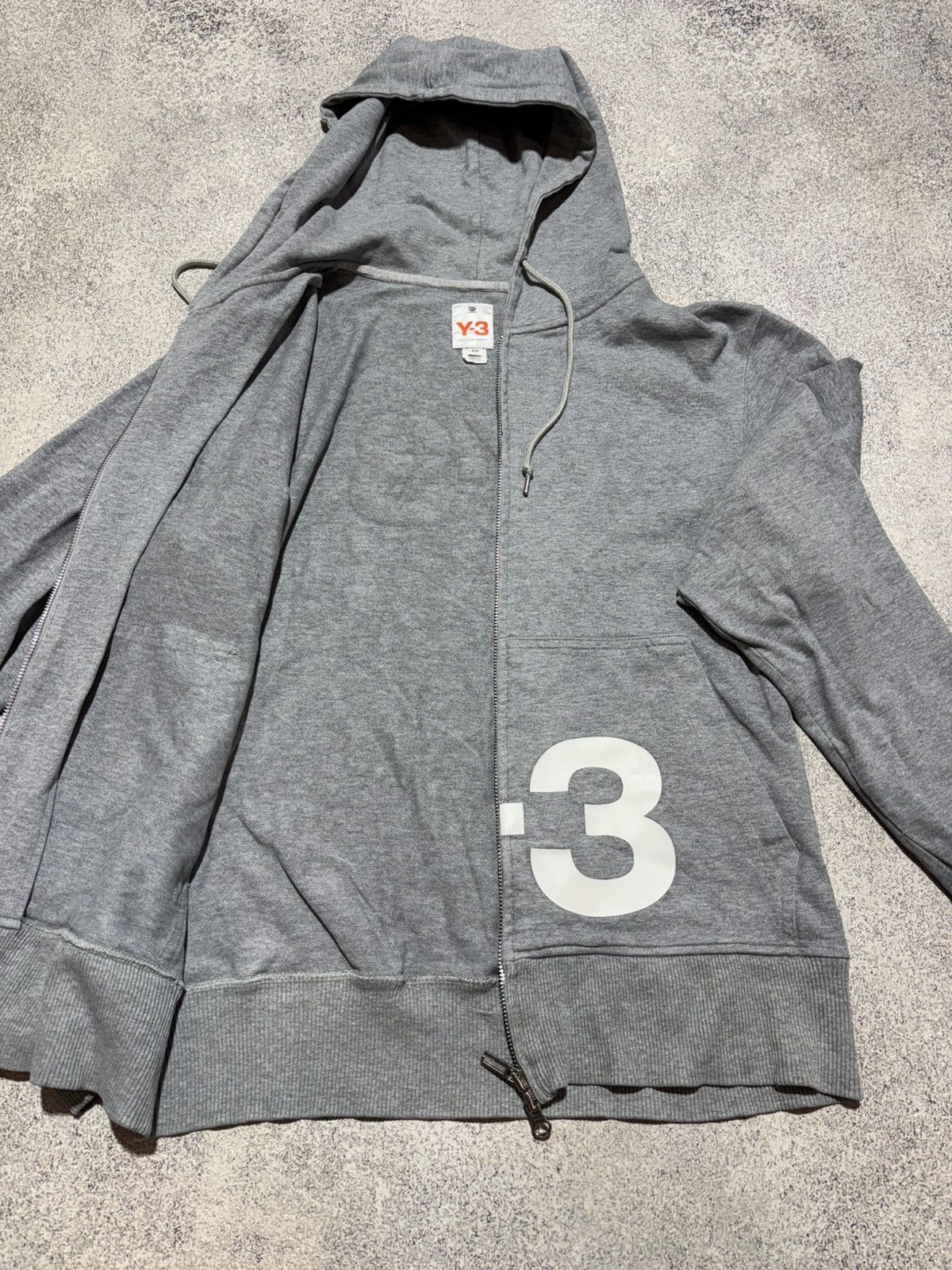 Adidas Y-3 Adidas Zip Hoodie Y3 Classic Logo Print Yohji Yamamoto Size US S / EU 44-46 / 1 - 9 Thumbnail