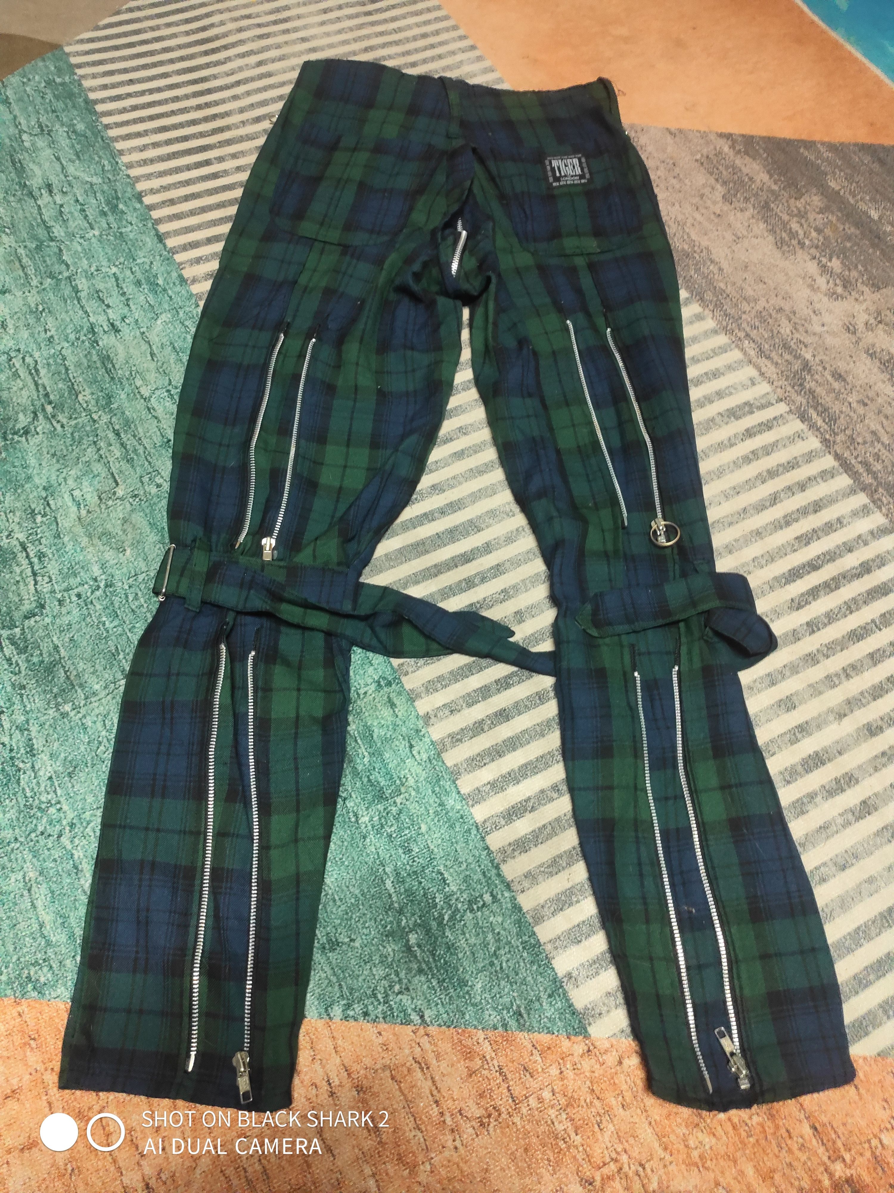 image of Seditionaries x Vintage Tiger Of London in Green/Black, Men's (Size 30)