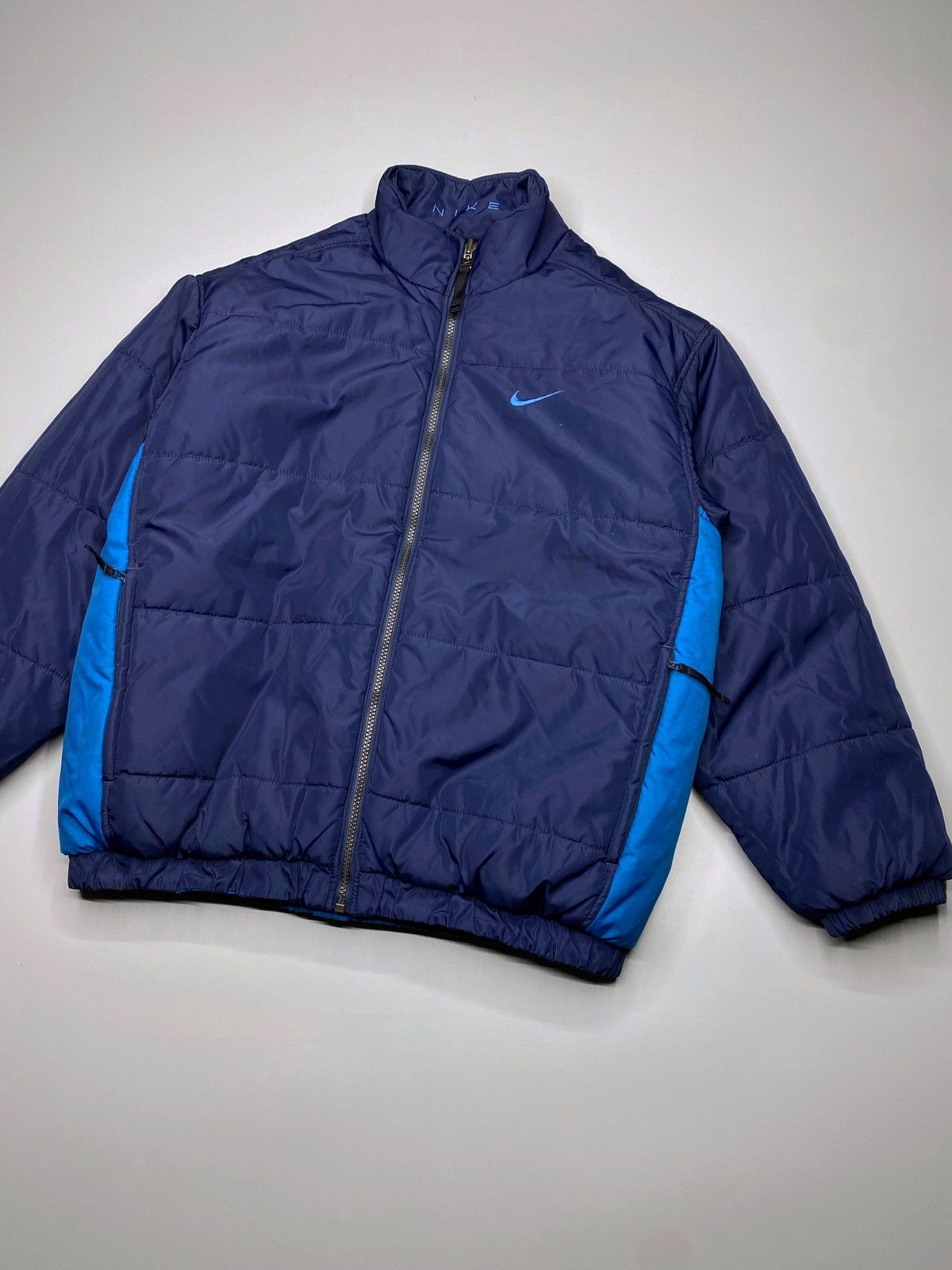 Nike Vintage 90’s Nike Y2k Nylon Reversible Puffer Down Jacket Size US S / EU 44-46 / 1 - 4 Thumbnail