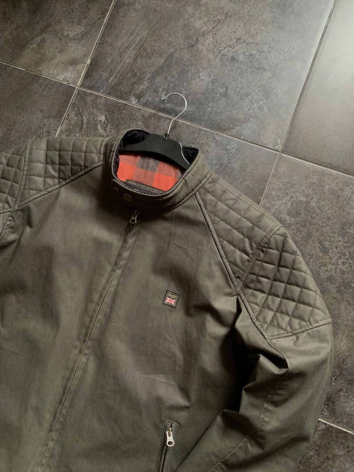 Vintage Triumph Moto Kirk Waxed jacket Size US L / EU 52-54 / 3 - 2 Thumbnail