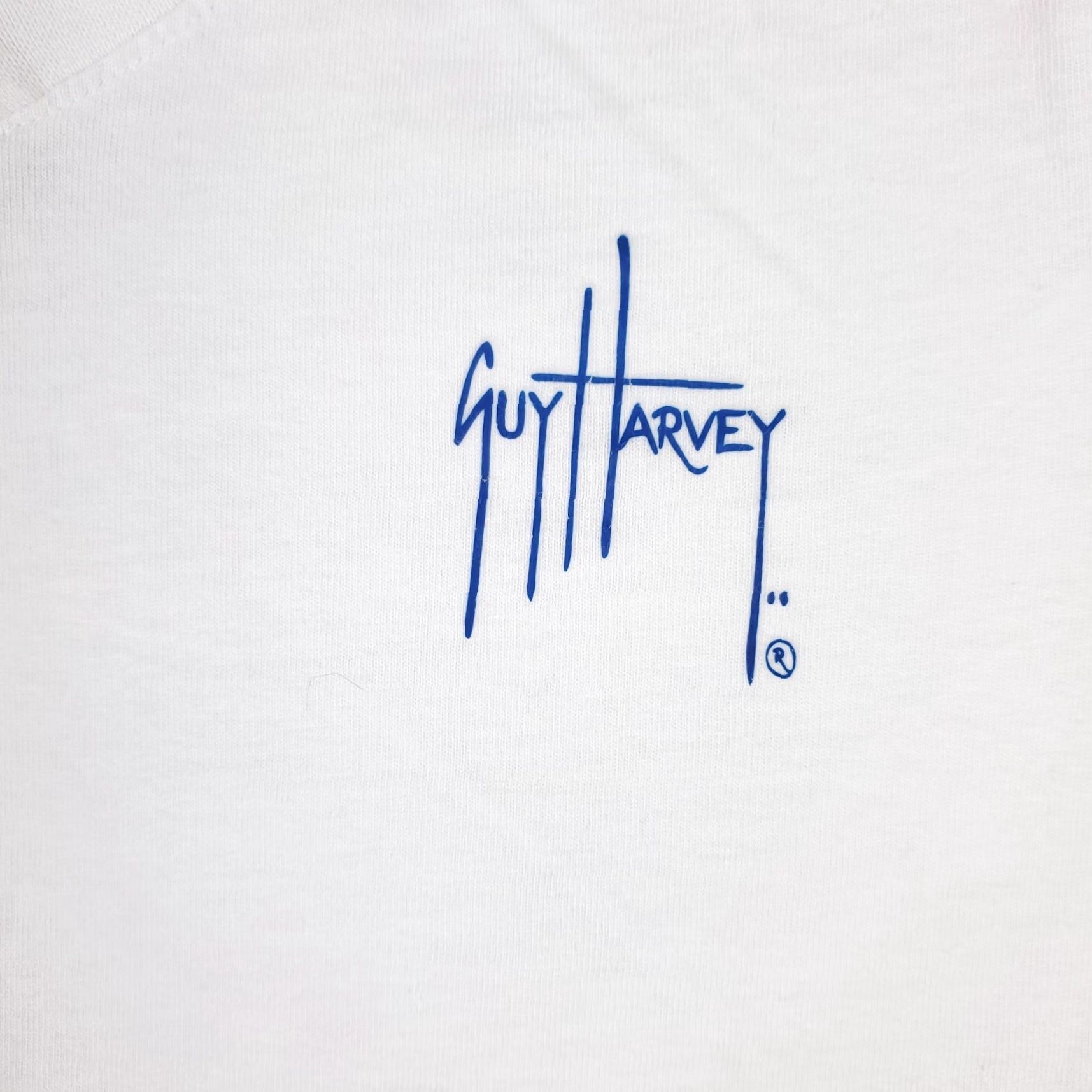 Guy Harvey Guy Harvey Women's T-Shirt Medium White Casual Logo Short Sleeve Classic Outdoor Size M / US 6-8 / IT 42-44 - 2 Thumbnail
