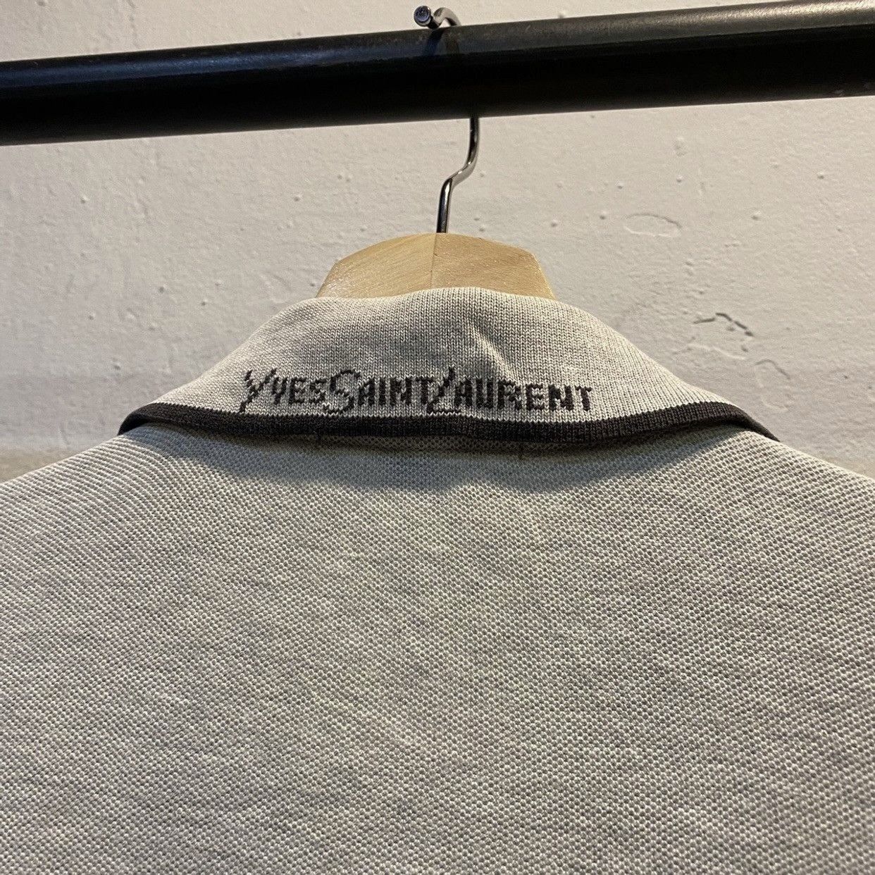 Yves Saint Laurent Vtg YSL Yves Saint Laurent Pour Homme Polo Tee Size US M / EU 48-50 / 2 - 7 Thumbnail
