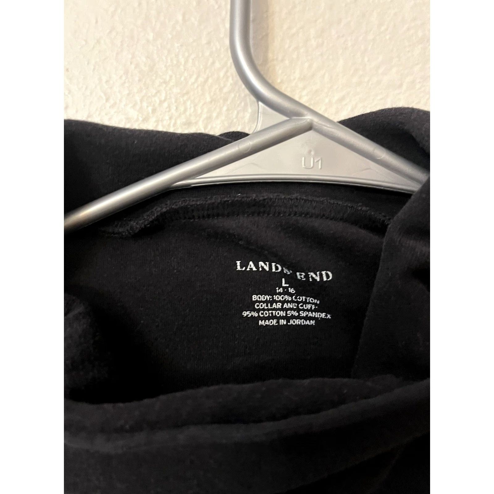 Lands' End Lands' End Reg Fit Turtleneck Long Sleeve Top Black Size L Womens Blouse Size L / US 10 / IT 46 - 3 Thumbnail