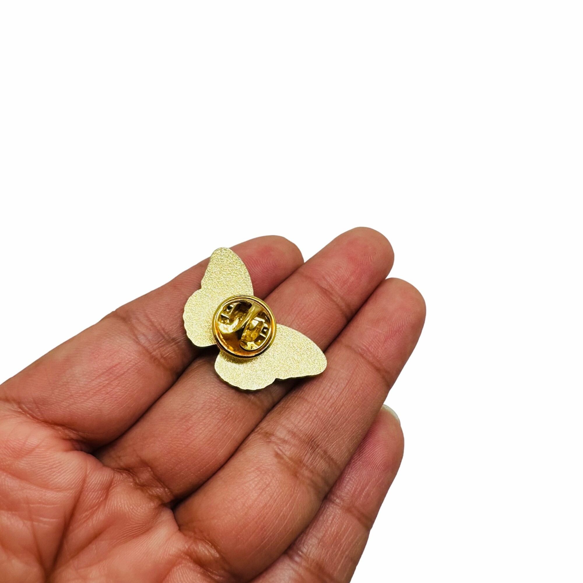 Other 🦋Butterfly Pin Badge Creative Enamel Brooch Insect Brooch L Size ONE SIZE - 3 Thumbnail