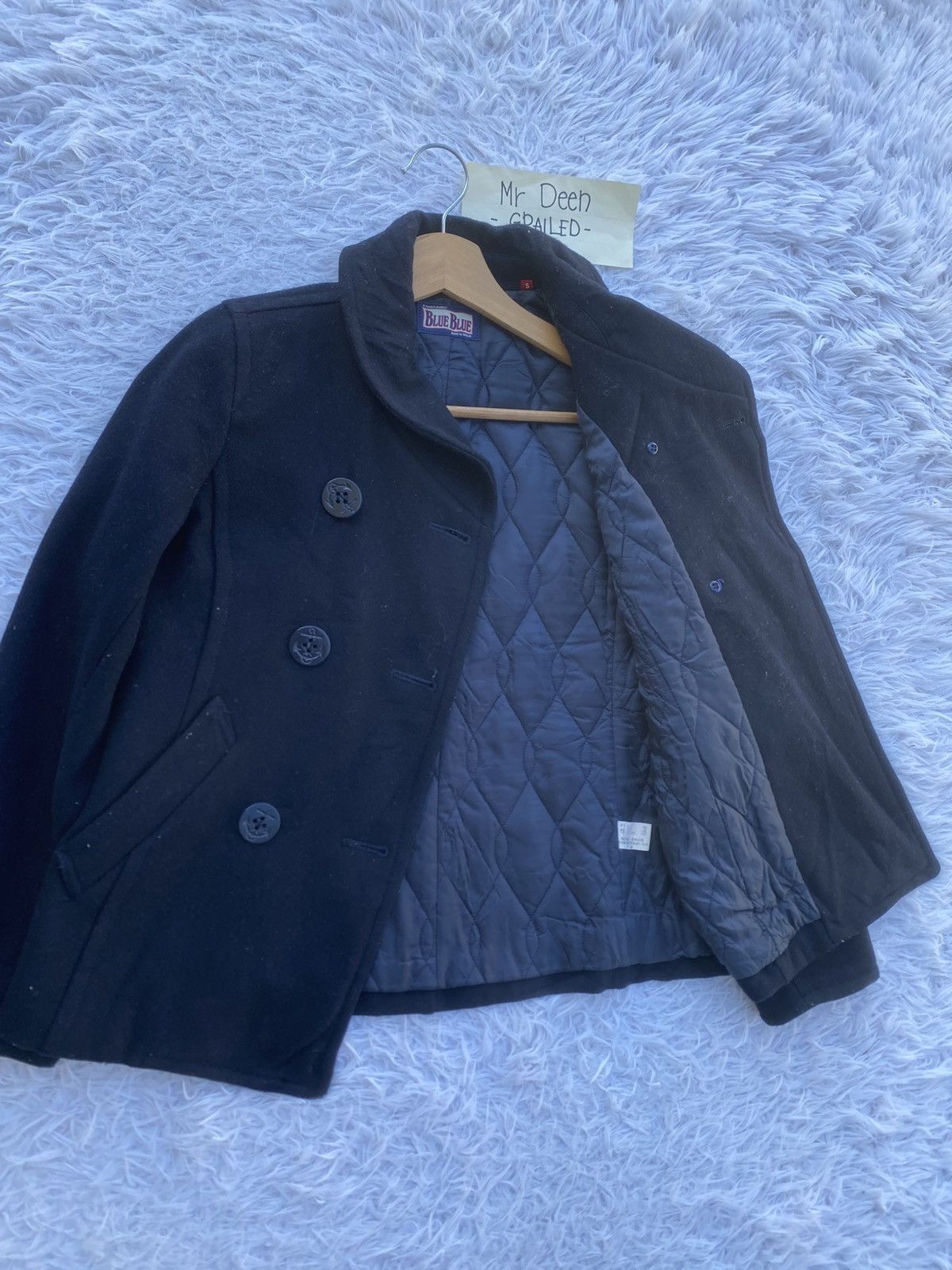 Blue Blue Japan Rare Vintage Blue Blue Wool Women Jacket Size S / US 4 / IT 40 - 8 Thumbnail