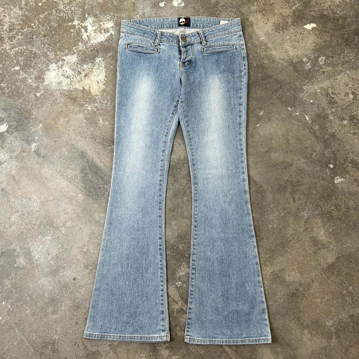 Hysteric Glamour × Japanese Brand × Love Machine Y2K Love Machine - Flared Jeans (30x31.2) Size US 30 / EU 46 - 1 Thumbnail