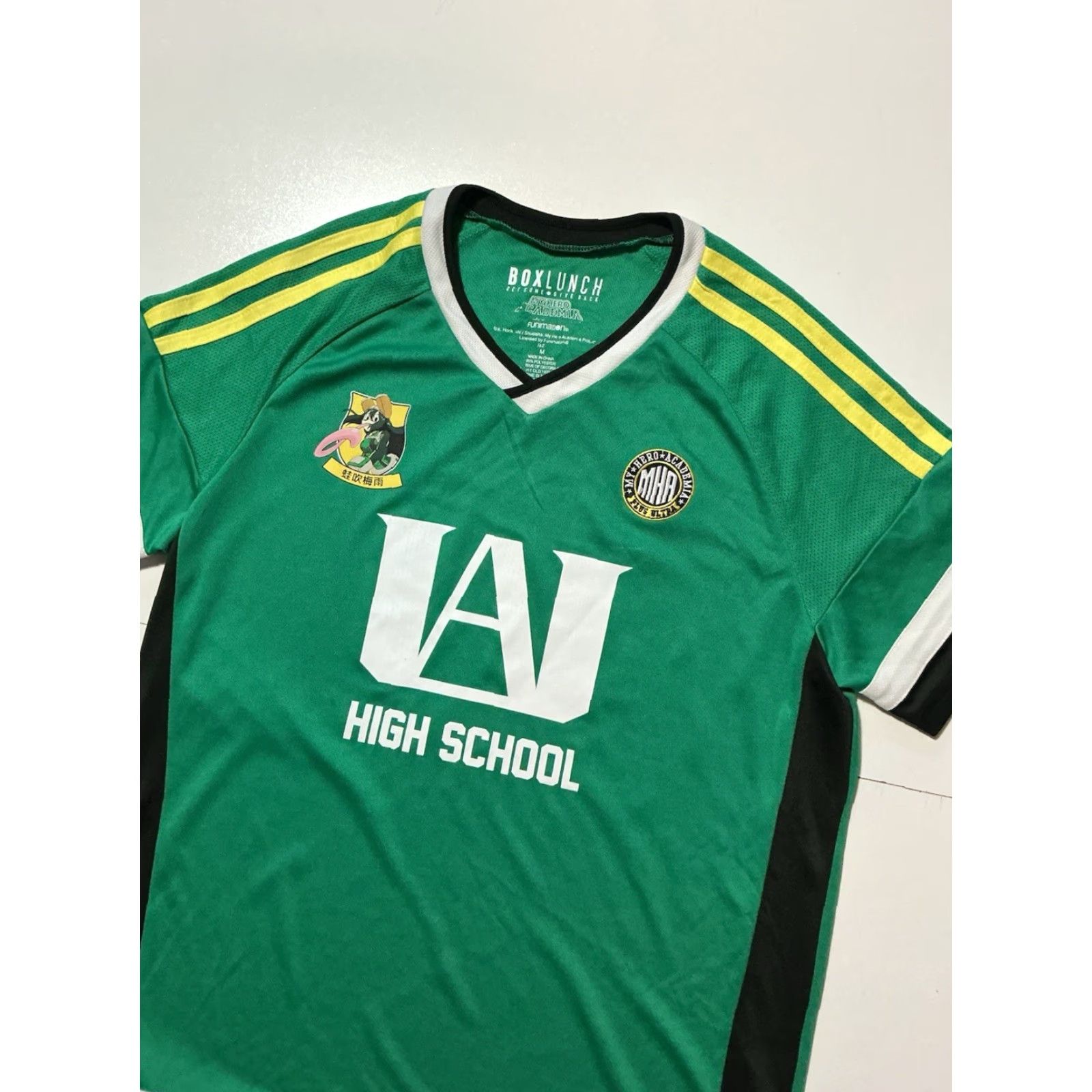 Vintage VINTAGE BoxLunch My Hero Academia Tsuyu Asui Frog Hero Manga Anime Soccer Jersey Sz. M Size US M / EU 48-50 / 2 - 3 Thumbnail