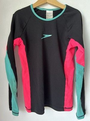 Speedo SPEEDO Girls Sun Protect Swim Rash Top - Sz 10/12yrs RRP $60 Size ONE SIZE - 1 Thumbnail