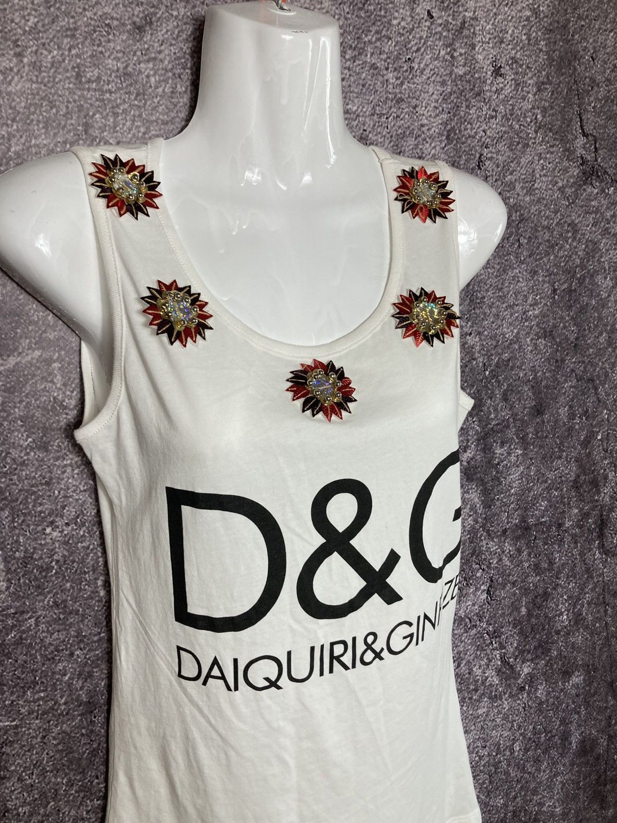 Dolce & Gabbana Dolce & Gabbana Daiquiri Ginfize Tank Top Women’s Size 36 Size S / US 4 / IT 40 - 3 Thumbnail