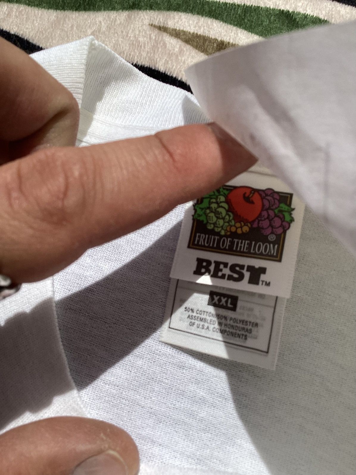 Fruit Of The Loom × Vintage 1998 handmade lady luck casino hotel custom NWT old stock te Size US XXL / EU 58 / 5 - 5 Thumbnail