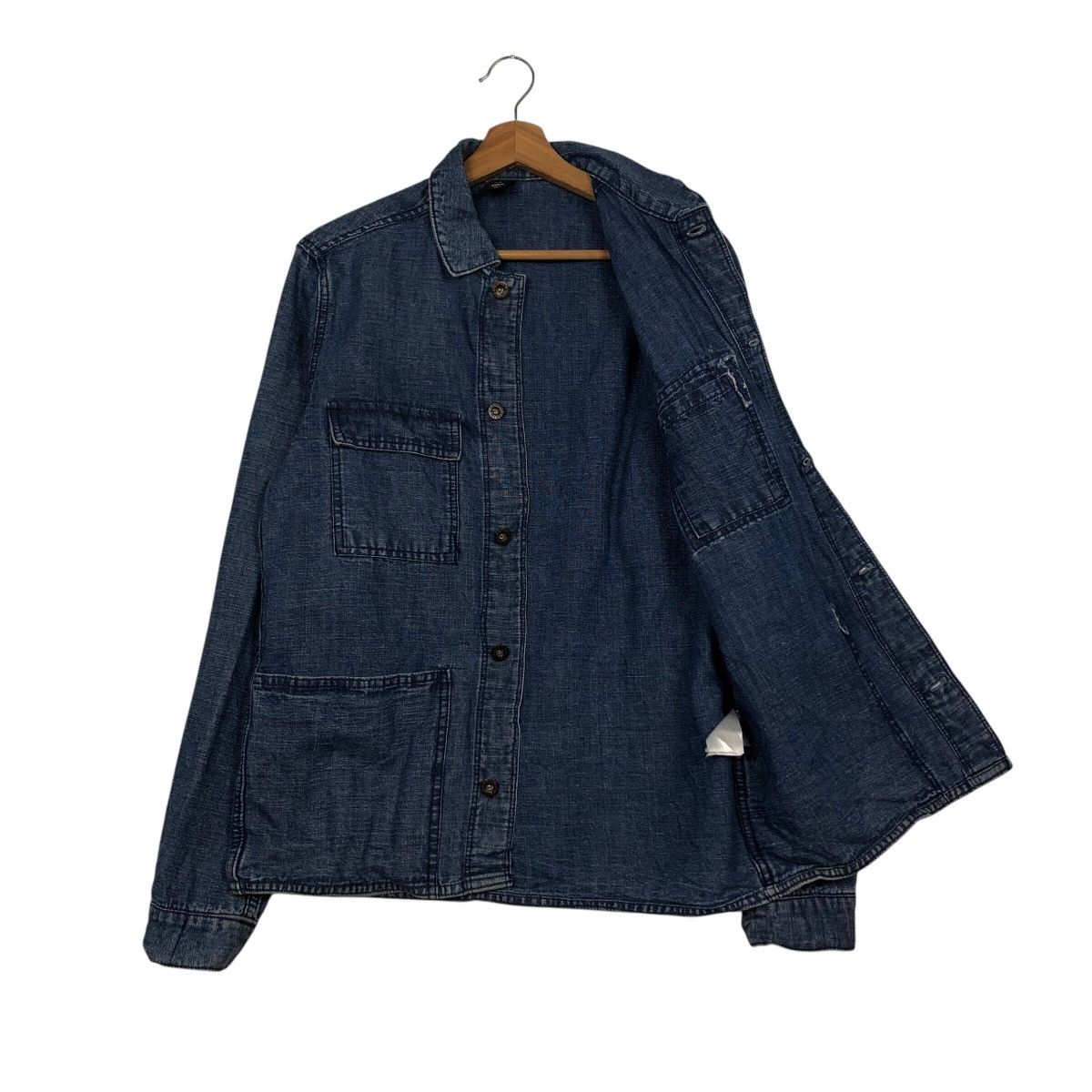 Japanese Brand 📌Vintage Chore Denim Jacket &Denim Blue Issey Miyake Size US S / EU 44-46 / 1 - 12 Thumbnail