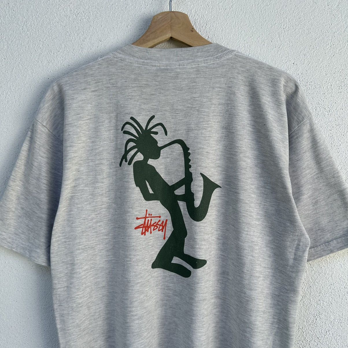 Stussy × Vintage Vintage 90’s Stussy Rasta T Shirt Size US L / EU 52-54 / 3 - 3 Thumbnail