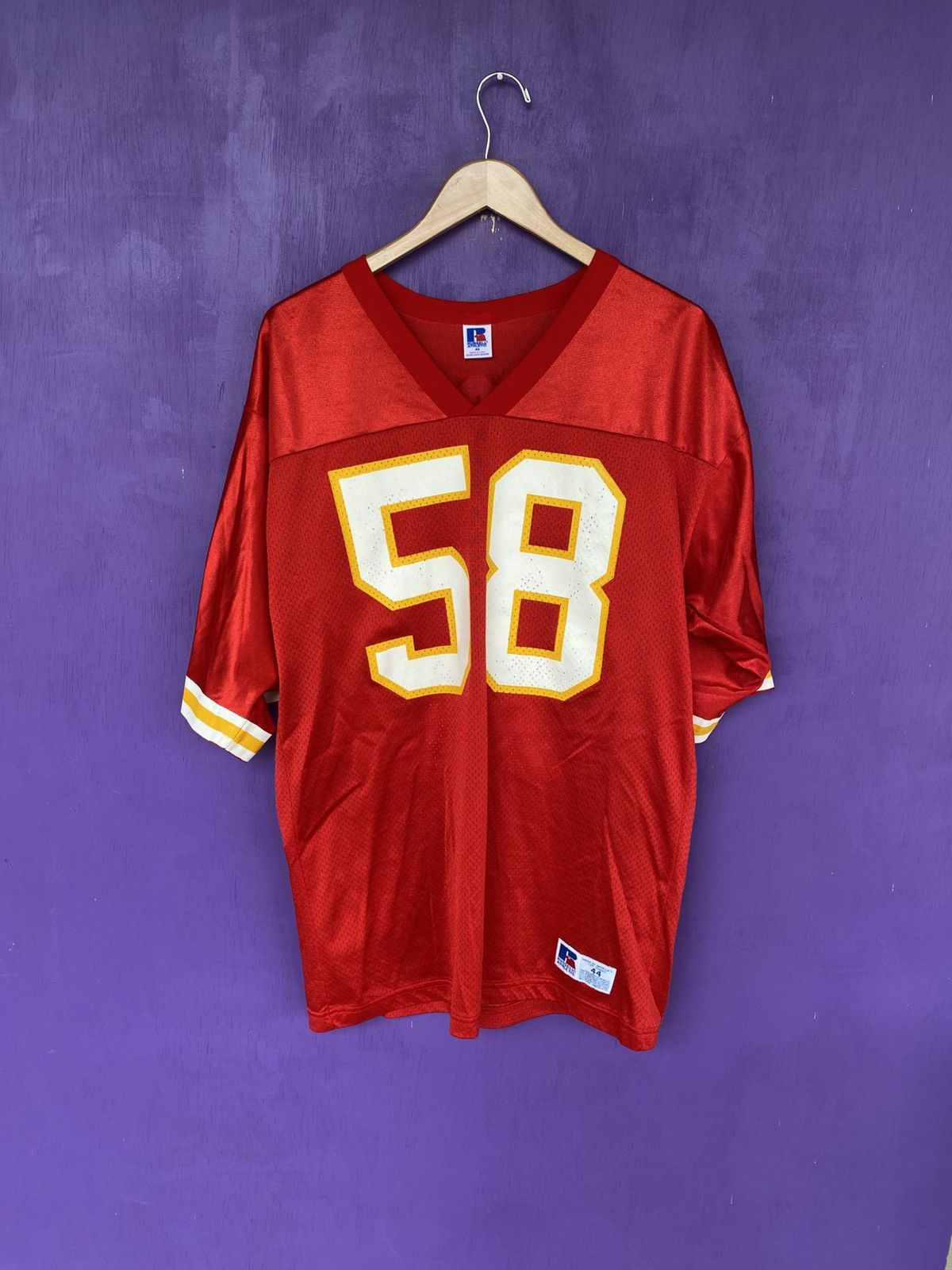 Russell Athletic Vintage 80s Russell athletic Chiefs Derrick Thomas jersey Size US L / EU 52-54 / 3 - 1 Thumbnail