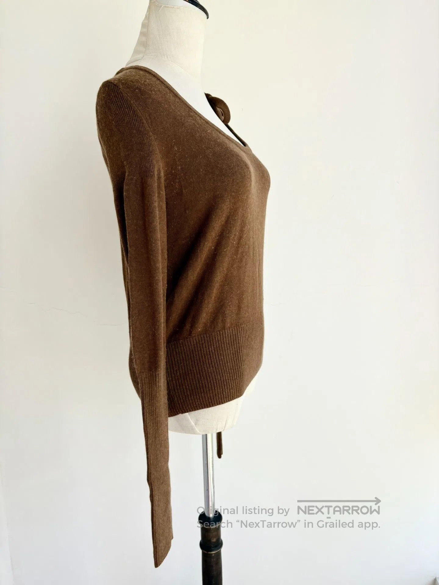 Vivienne Westwood Vivienne Westwood Vintage Brown Saturn Bow Knit. Size M / US 6-8 / IT 42-44 - 6 Thumbnail