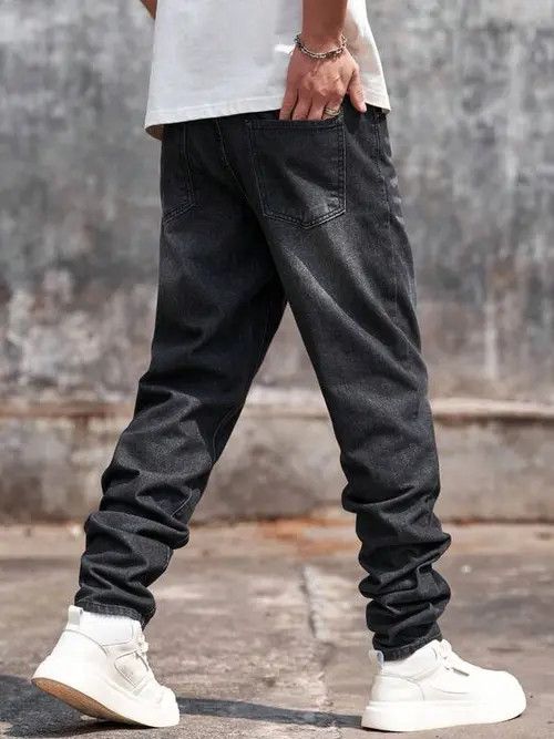 Jean TRAP rap hip hop washed skinny jeans Size US 32 / EU 48 - 3 Thumbnail