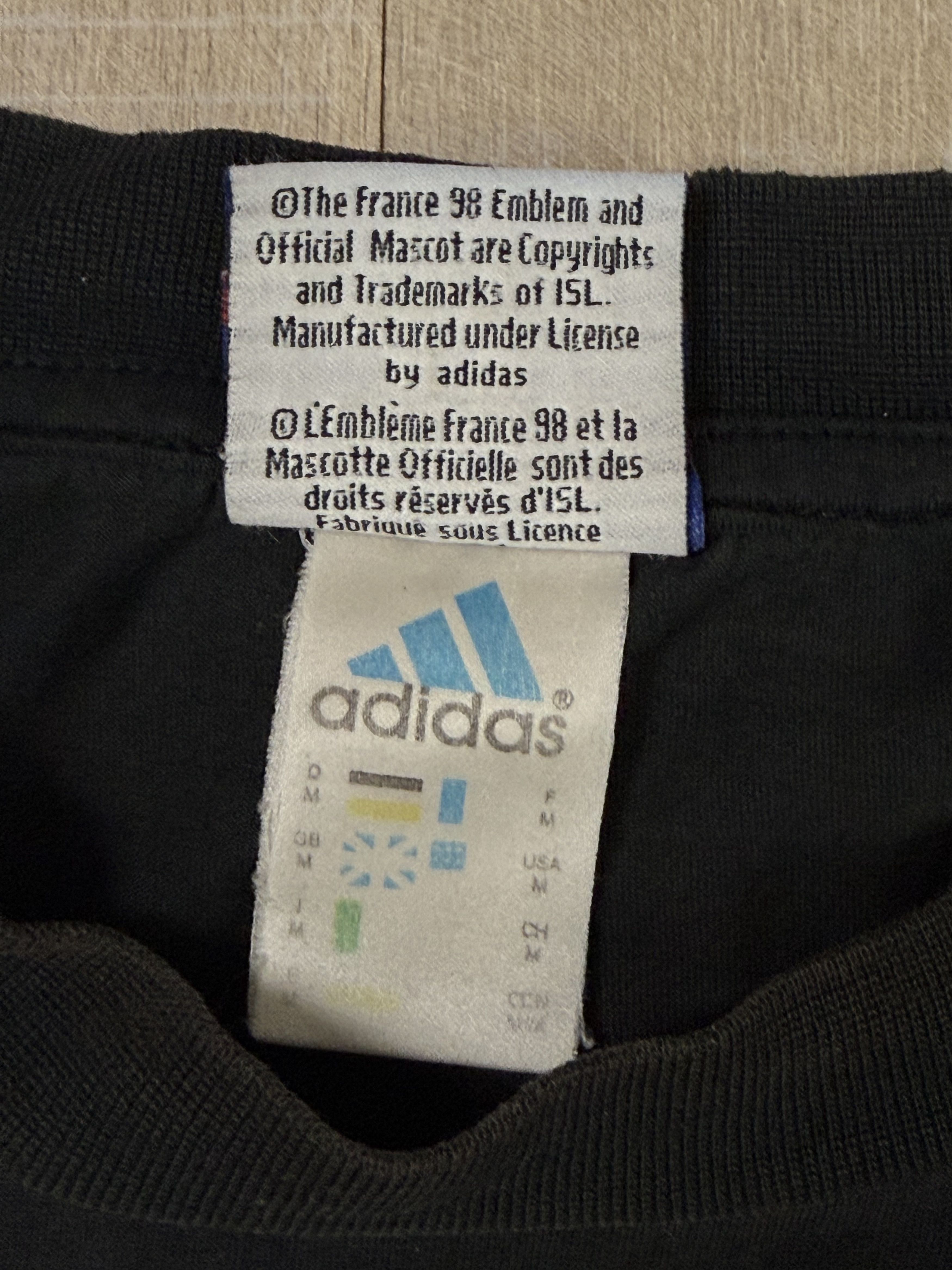 Adidas Vintage 90s Adidas France 98 Football Argentina T-shirt Size US M / EU 48-50 / 2 - 9 Thumbnail