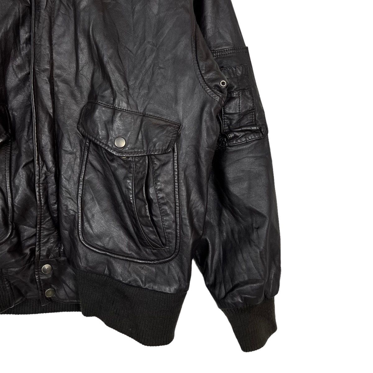 Japanese Brand 🔥 VINTAGE 60s COWHIDE AVIATOR LEATHER JACKET Size US M / EU 48-50 / 2 - 5 Thumbnail