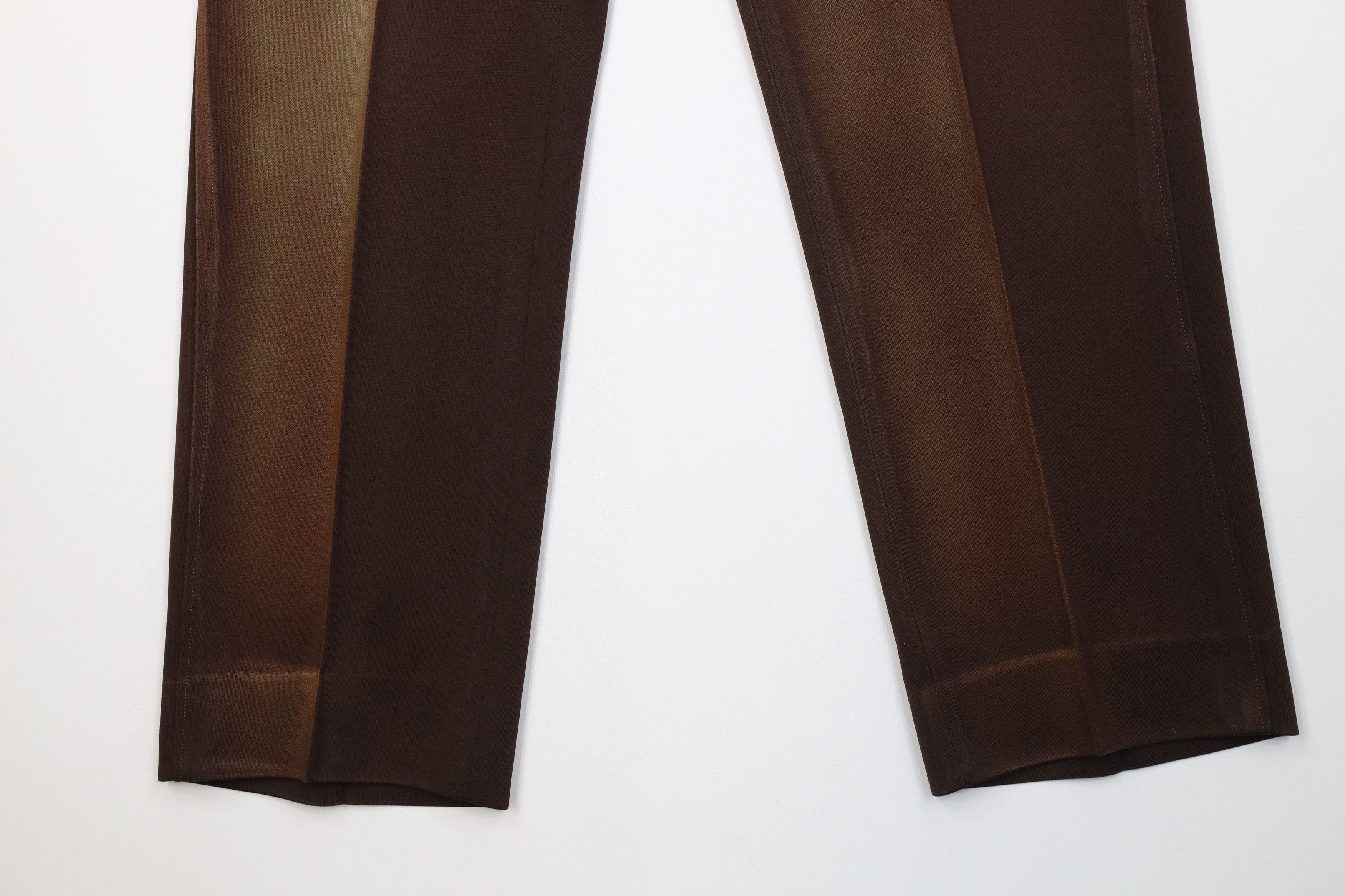 Vintage Vintage 70s Streetwear Knit Flared Wide Leg Chino Pants USA Size US 36 / EU 52 - 4 Thumbnail