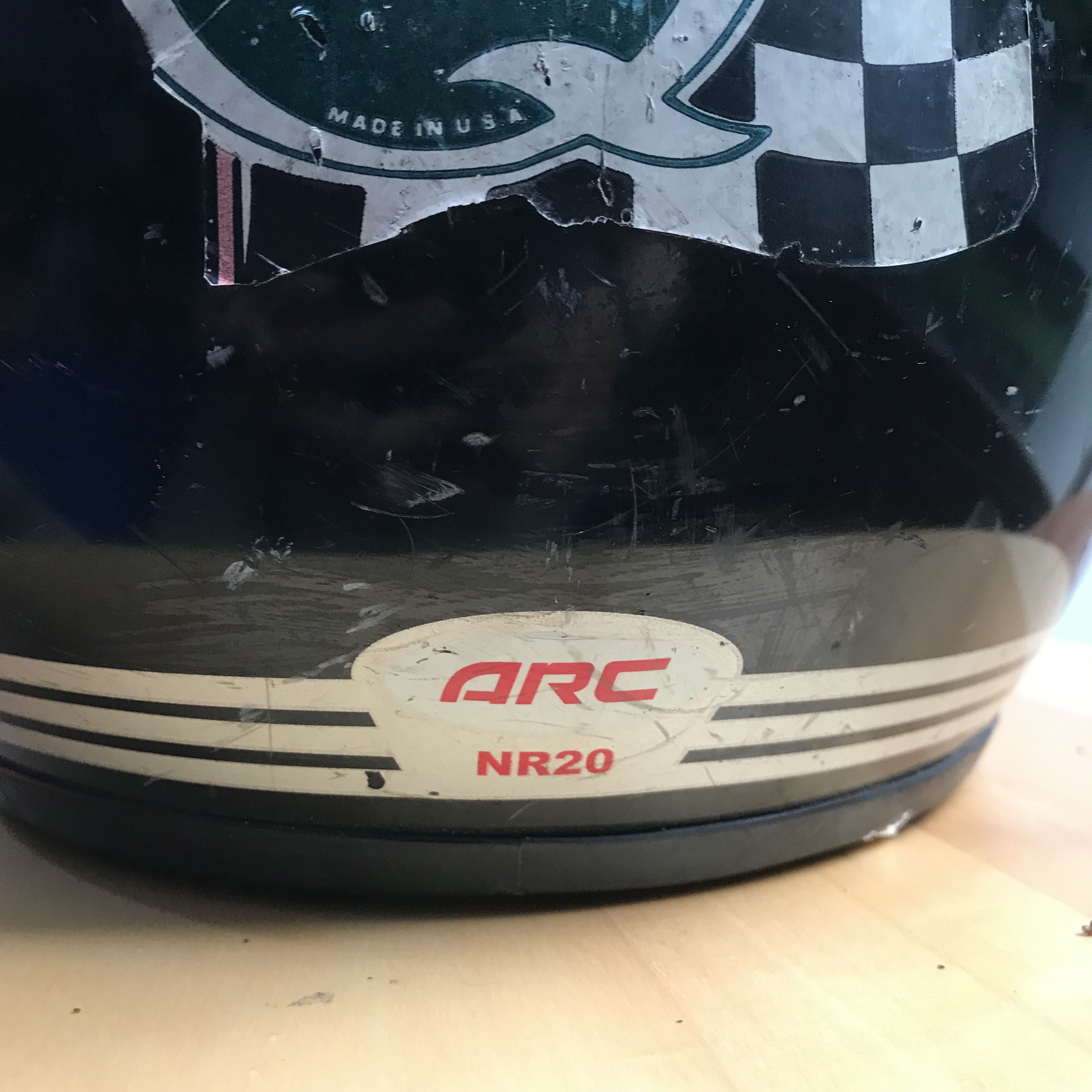 HELM ARC nr 20 NR20 Helm Helmet With Stadium Pat helmet Size ONE SIZE - 9 Thumbnail