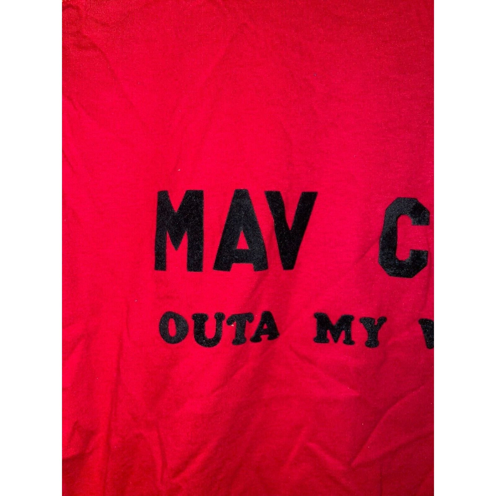 Jerzees Vintage Mav Con Shirt Outta My Way Red Jerzees Tee VTG 90s L Size US L / EU 52-54 / 3 - 5 Thumbnail
