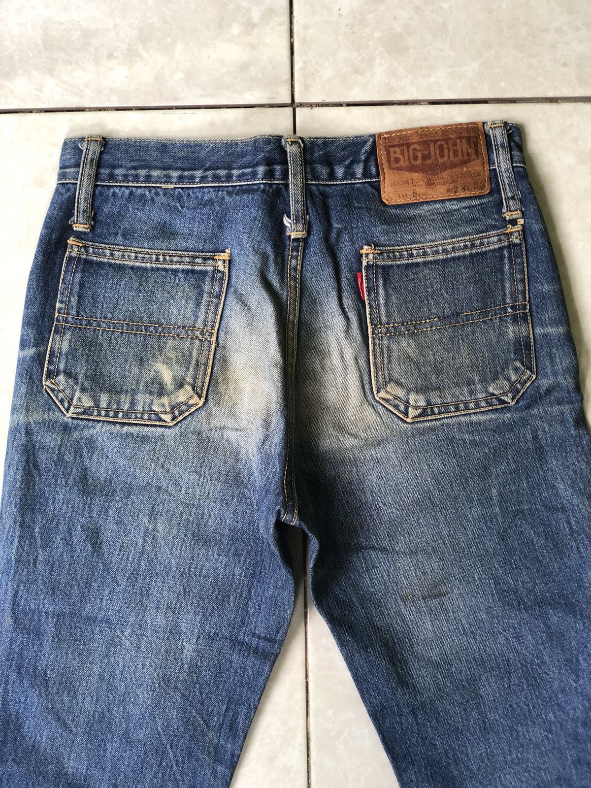 Big John × Japanese Brand × Vintage 🔥Vintage Japan BIG JOHN Bootcut Denim Size US 27 - 3 Thumbnail