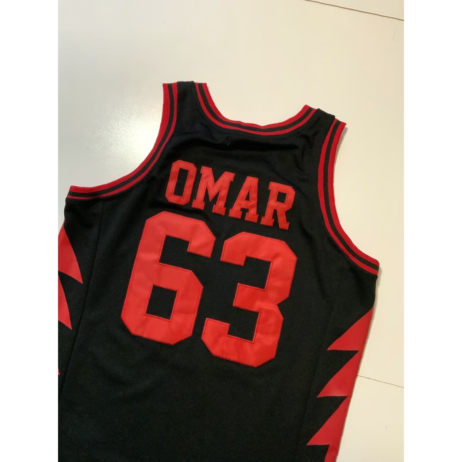 Vintage VINTAGE HeadGear Classics The Wire Omar Devon Little Warriors Basketball Jersey L Adult Black Mens Size US L / EU 52-54 / 3 - 4 Thumbnail