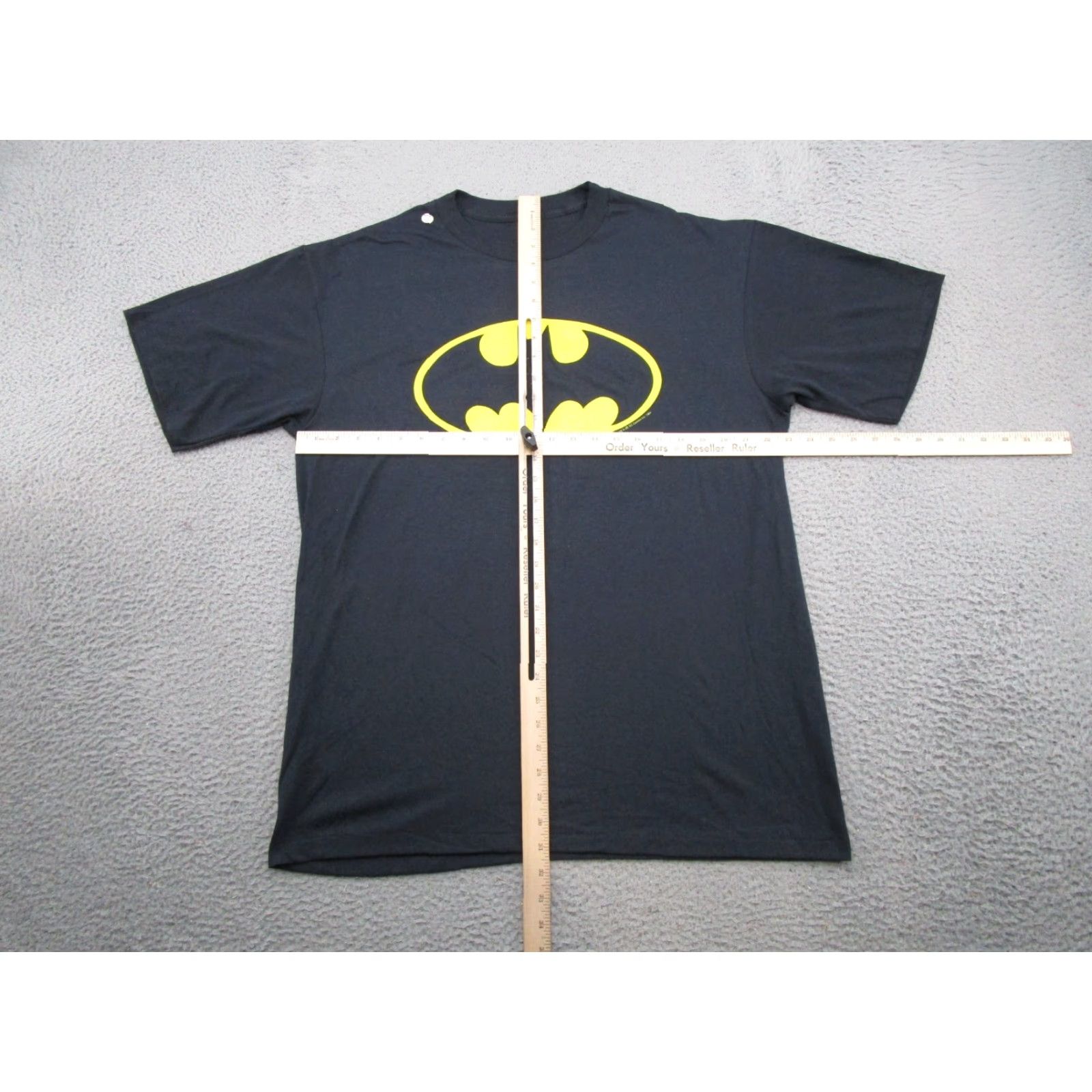 DC Comics VINTAGE Batman T-Shirt USA Made Size 2XL Black 1980s Short Sleeve Crew Neck Men NWOT DC Comics Single Stitch Logo Size US XXL / EU 58 / 5 - 6 Thumbnail