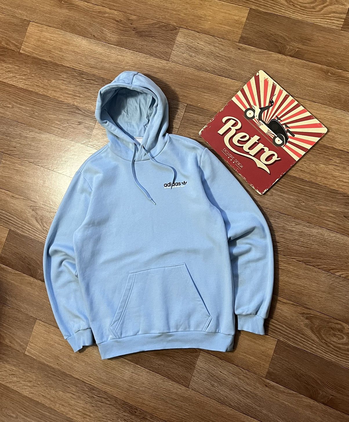 Adidas Adidas Originals Centre Logo Pullover Hoodie Size US M / EU 48-50 / 2 - 2 Thumbnail