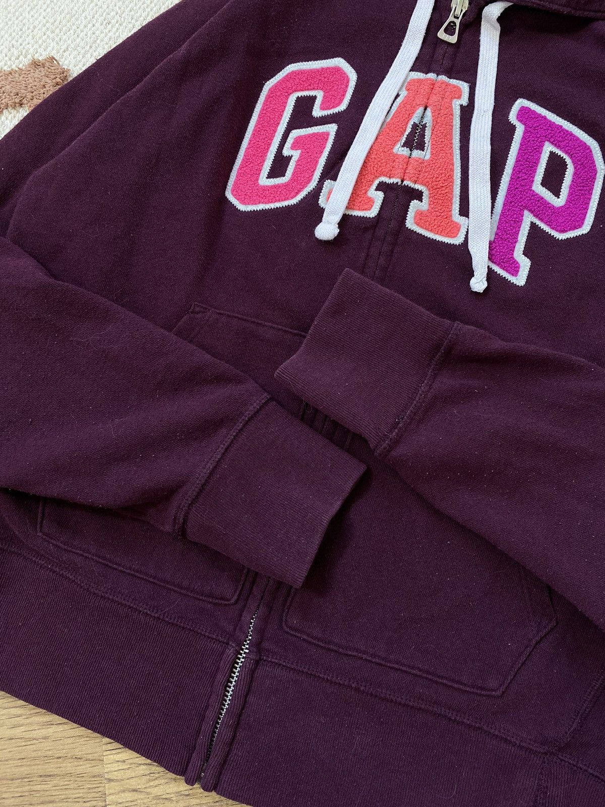 Gap VINTAGE Y2K GAP ZIP HOODIE Size XS / US 0-2 / IT 36-38 - 5 Thumbnail