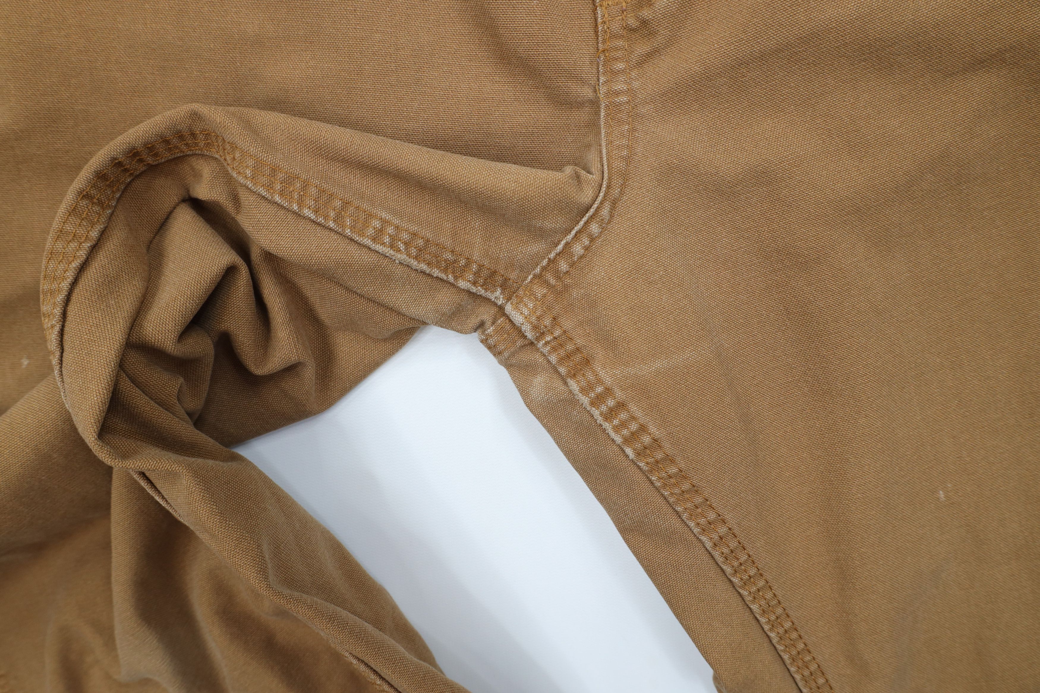 Carhartt Vintage Carhartt Canvas Wide Leg Dungaree Pants Duck Brown Size US 40 / EU 56 - 8 Thumbnail