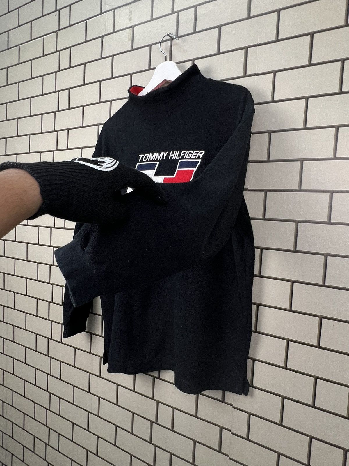 Tommy Hilfiger Tommy Hilfinger Athletic Spellout Logo Fleece Jacket Size US M / EU 48-50 / 2 - 5 Thumbnail