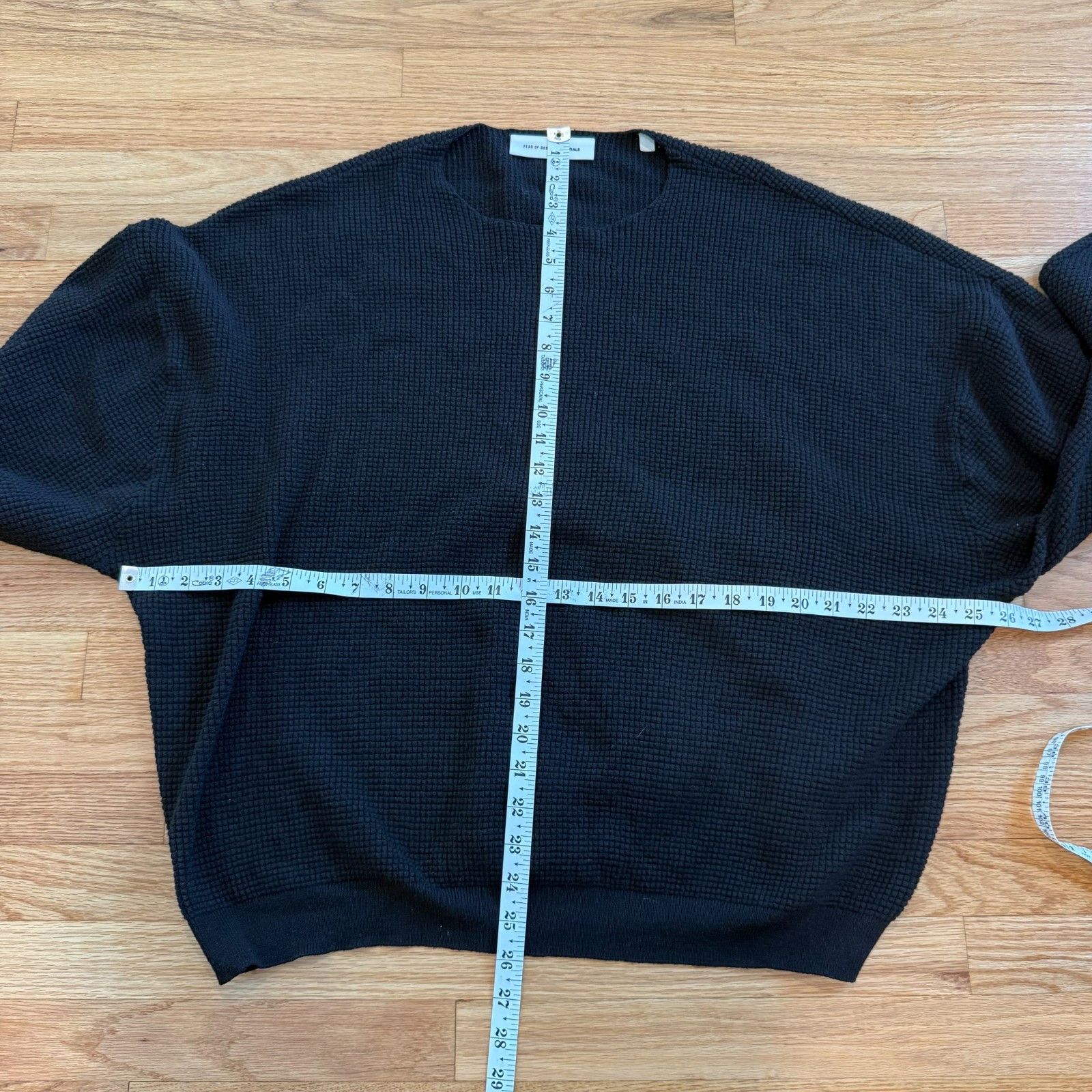 Essentials Fear Of God ESSENTIALS Heavy Waffle Crewneck Sweater Large Size US L / EU 52-54 / 3 - 4 Thumbnail