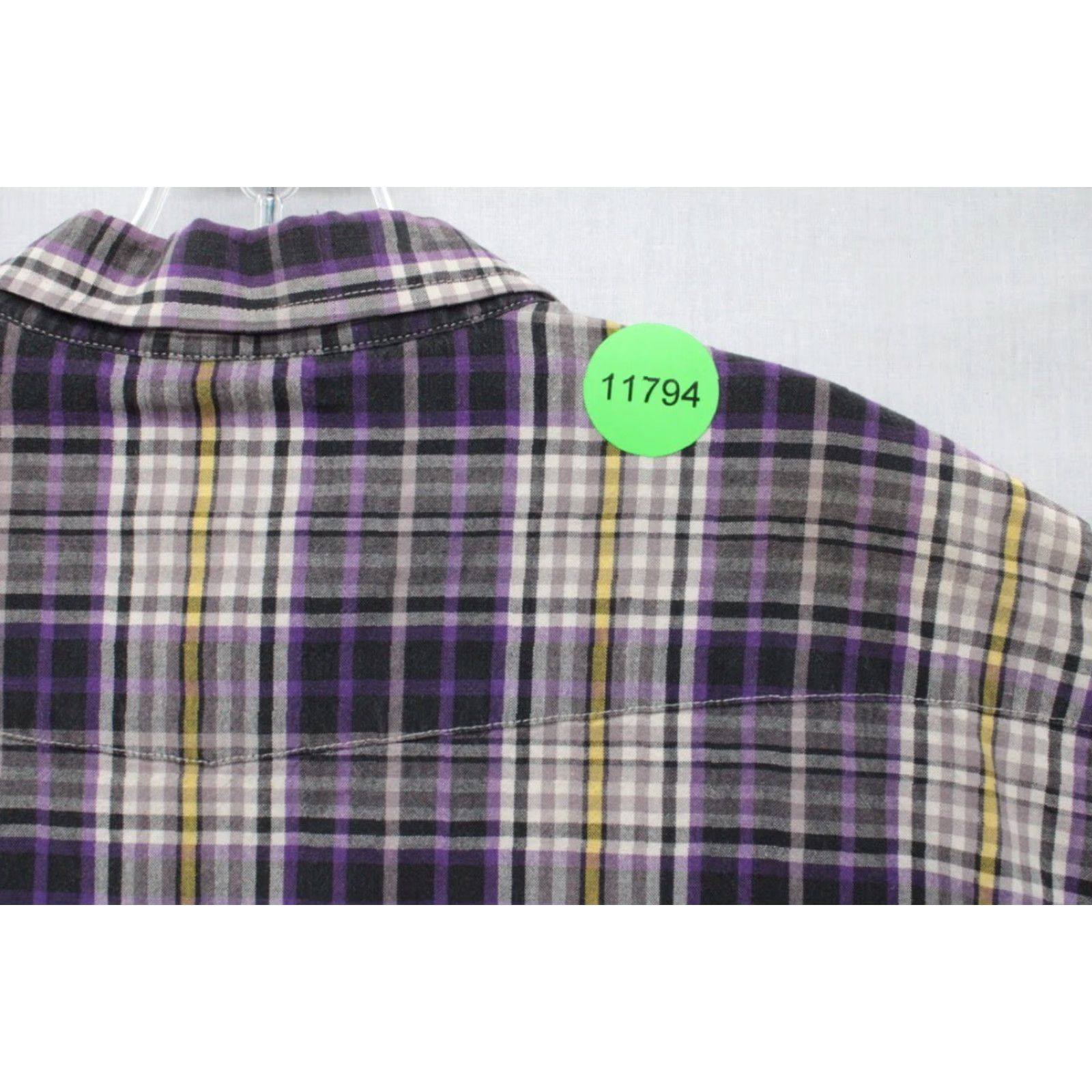 Vintage Panhandle Slim Shirt Men's XL Purple Plaid Cowboy Long Sleeve Cotton Button Down Shirt Size US XL / EU 56 / 4 - 8 Thumbnail