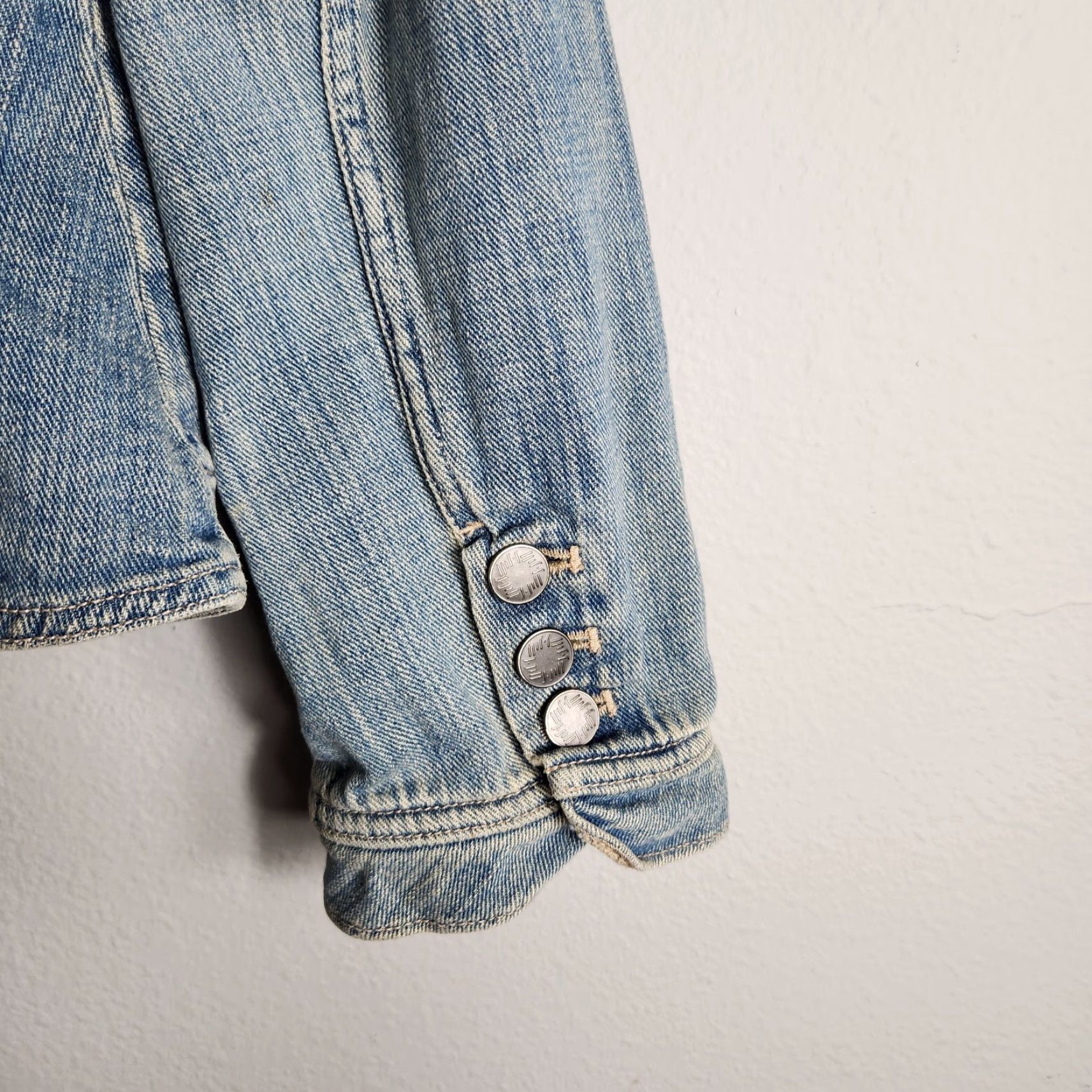 J. Jill VINTAGE J. Jill Womens Jacket Denim Medium Wash XS Regular Short Sleeve Size 26" / US 2 / IT 38 - 7 Thumbnail