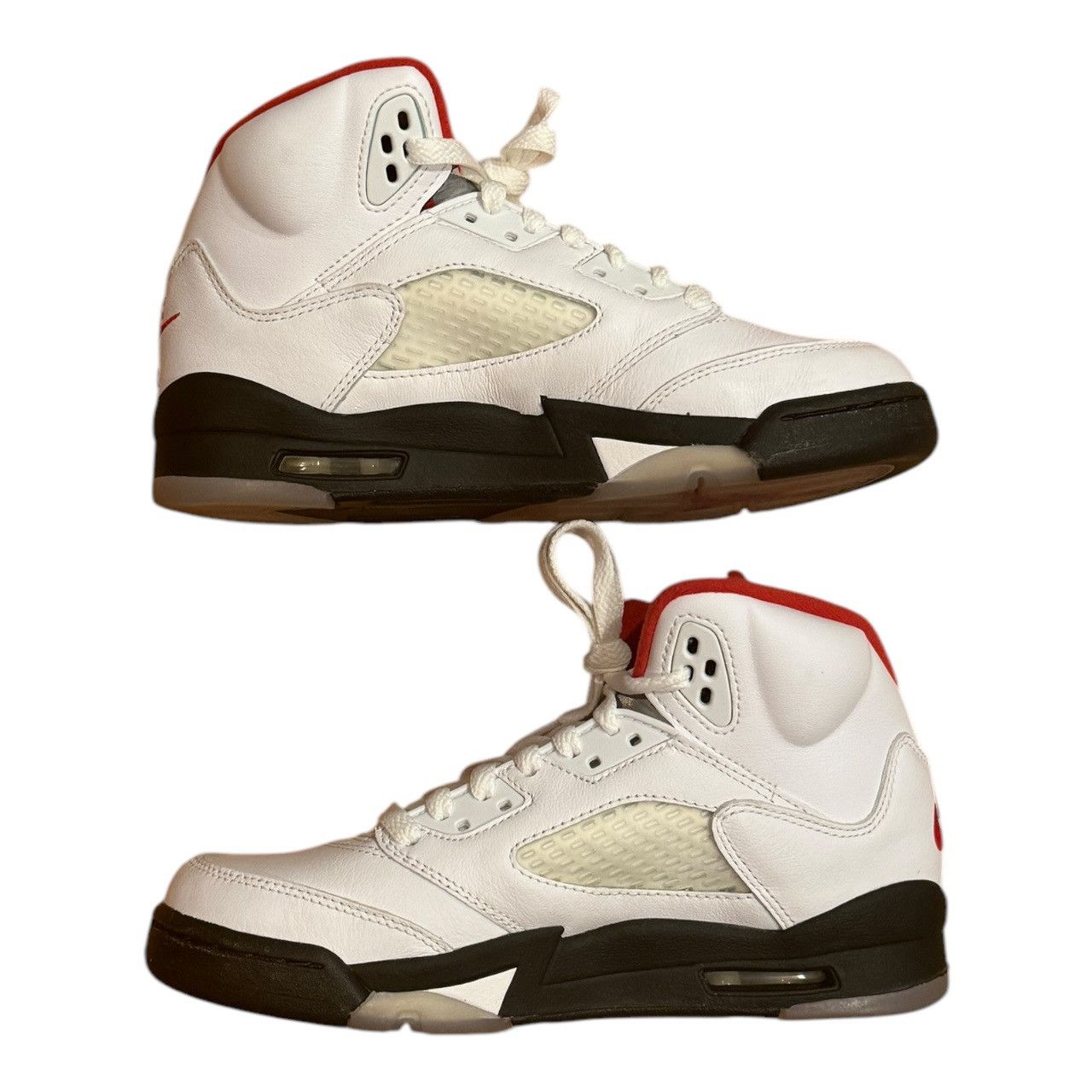 Jordan Brand × Nike Jordan 5 Retro ‘Fire Red Silver Tongue’ (2020) (GS) Size US 5 / EU 37 - 2 Thumbnail