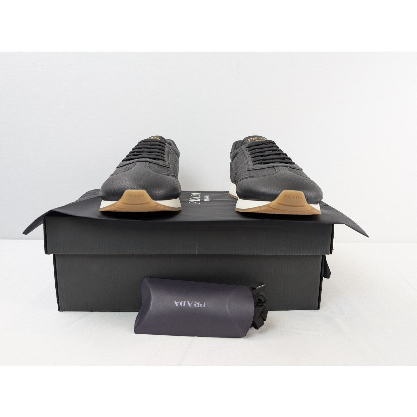 Prada o1rshd1 Calzature Uomo Sneakers in Nero Size US 13 / EU 46 - 20 Thumbnail
