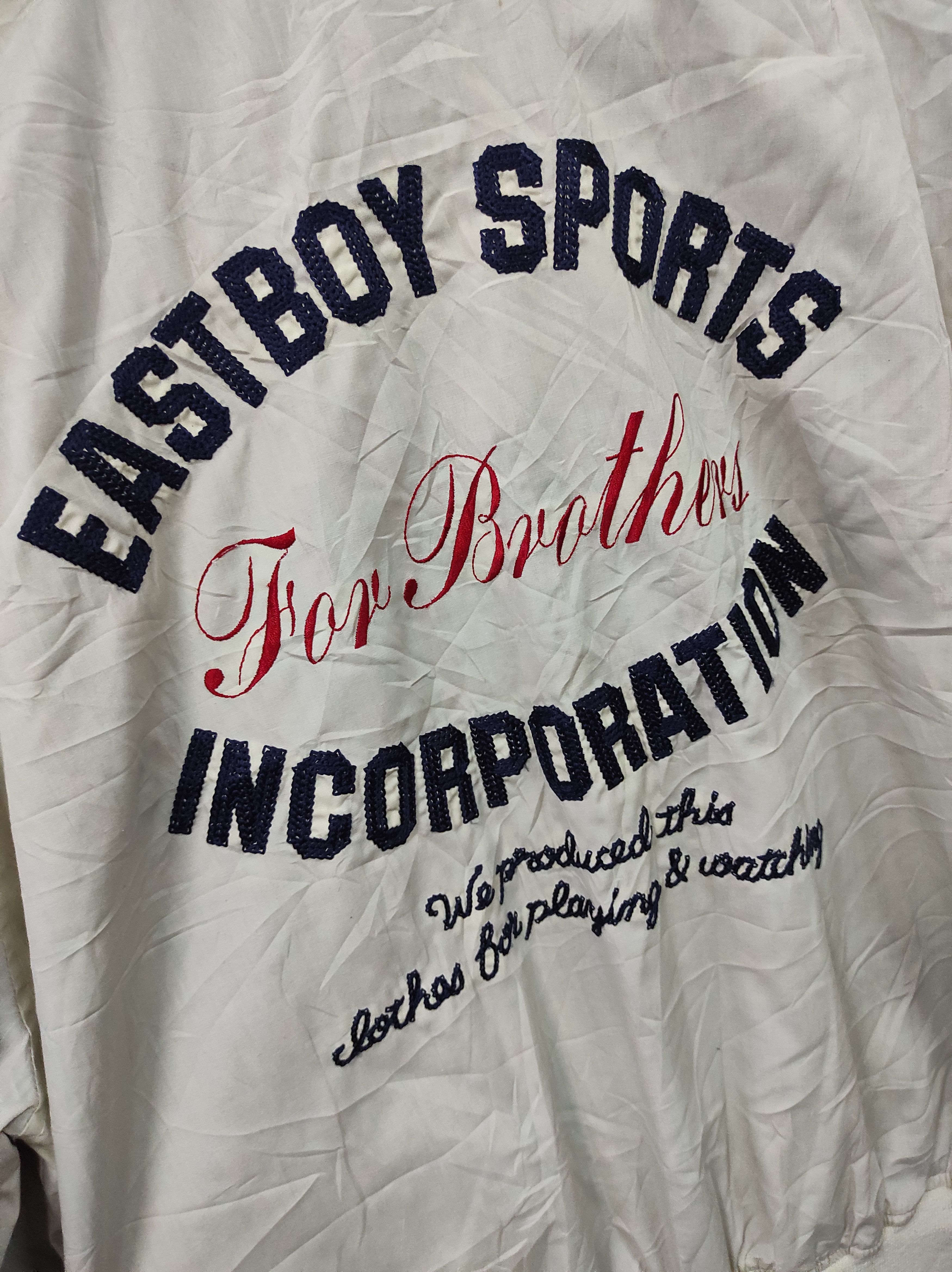 Japanese Brand × Vintage EASTBOY SPORTS EMBROIDERY LIGHT REVESIBLE JACKET Size US M / EU 48-50 / 2 - 4 Thumbnail