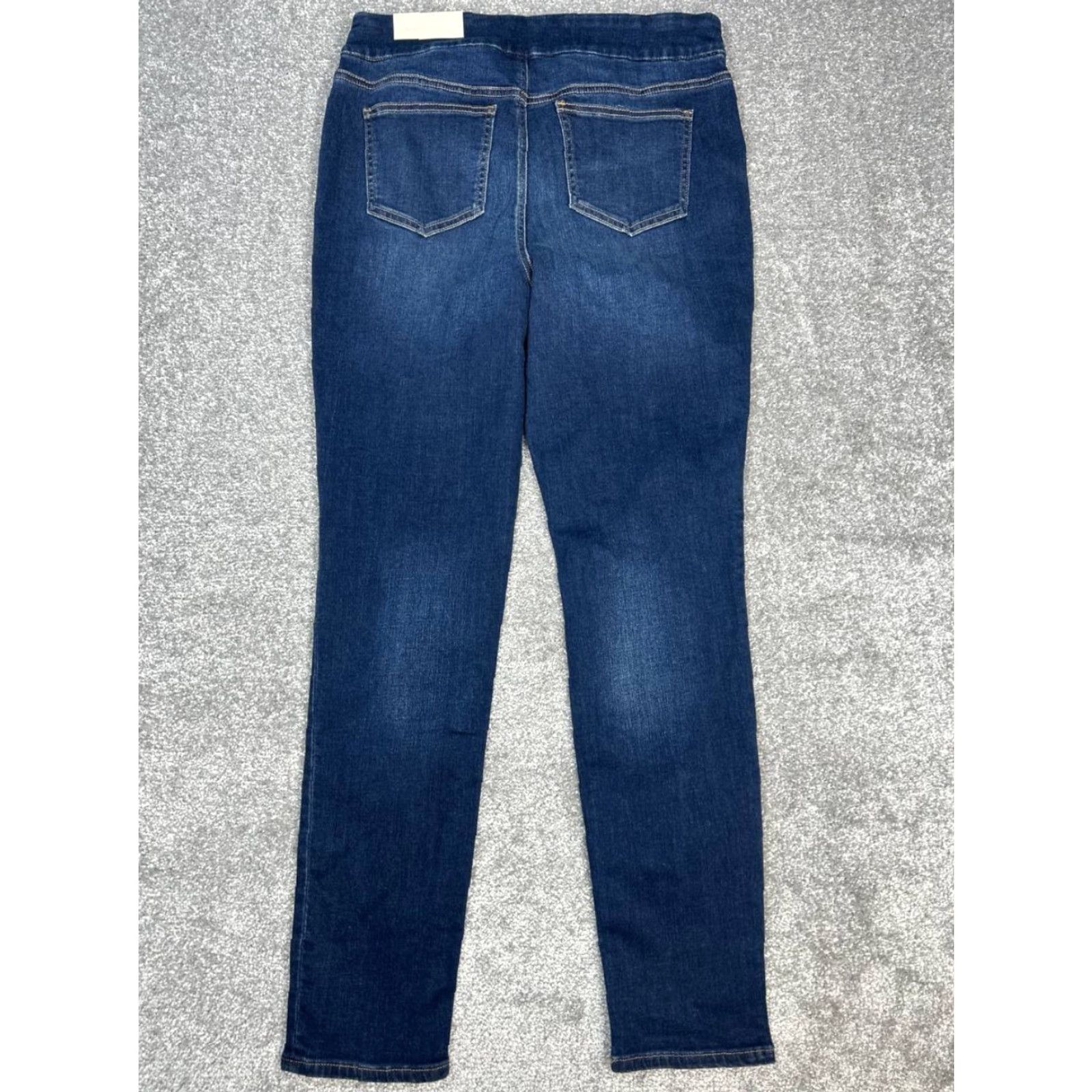 Vintage Chicos Denim Pull On Jegging Jeans Women 8 Blue Denim Cotton High Rise 32x30 New Size 30" / US 8 / IT 44 - 2 Thumbnail