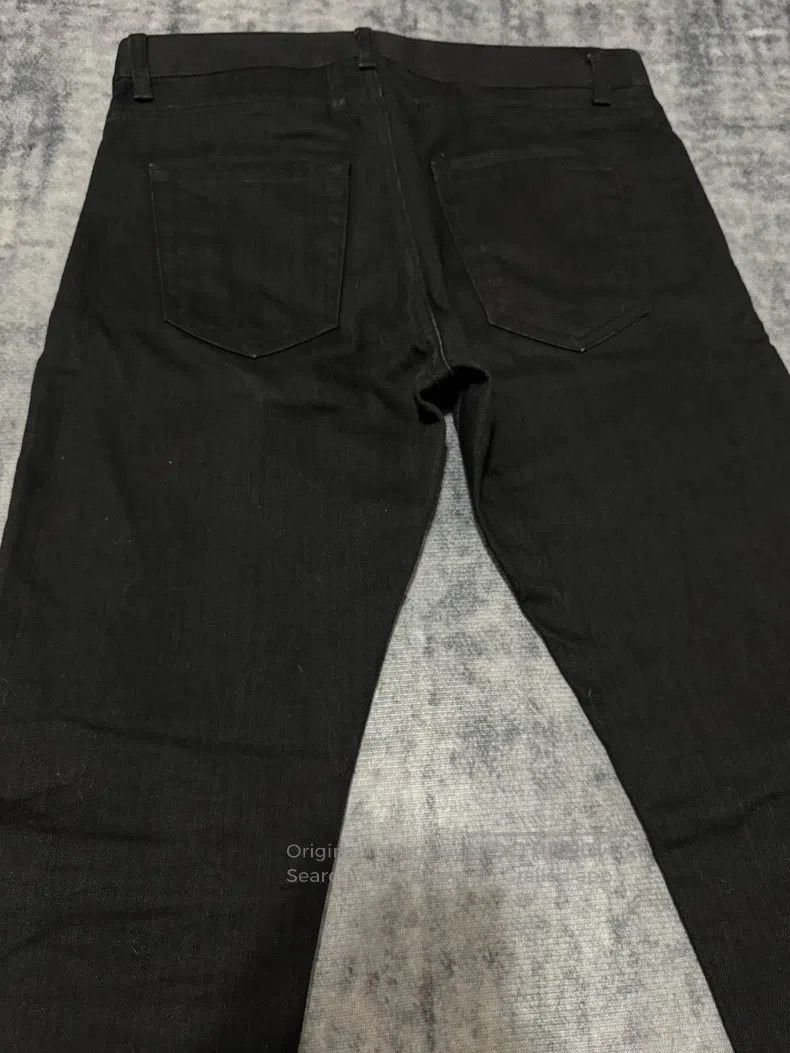 Saint Laurent Paris Saint Laurent Paris Stretch Black Basic Denim Jeans Size US 29 - 4 Thumbnail