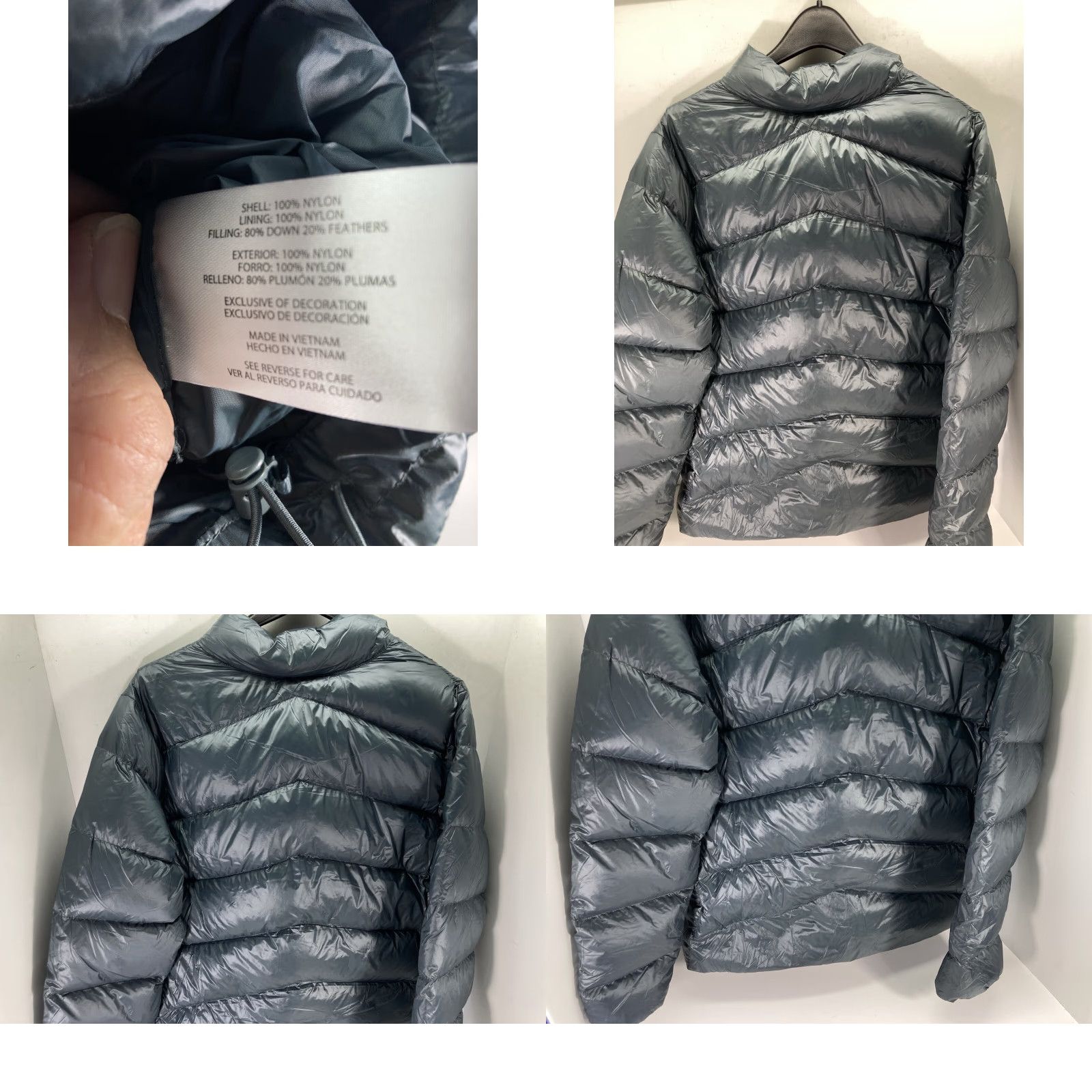 Eddie Bauer VINTAGE Eddie Bauer Down Puffer Jacket Coat Women XL Blue Green Full Zip Packable NWT Size XL / US 12-14 / IT 48-50 - 8 Thumbnail