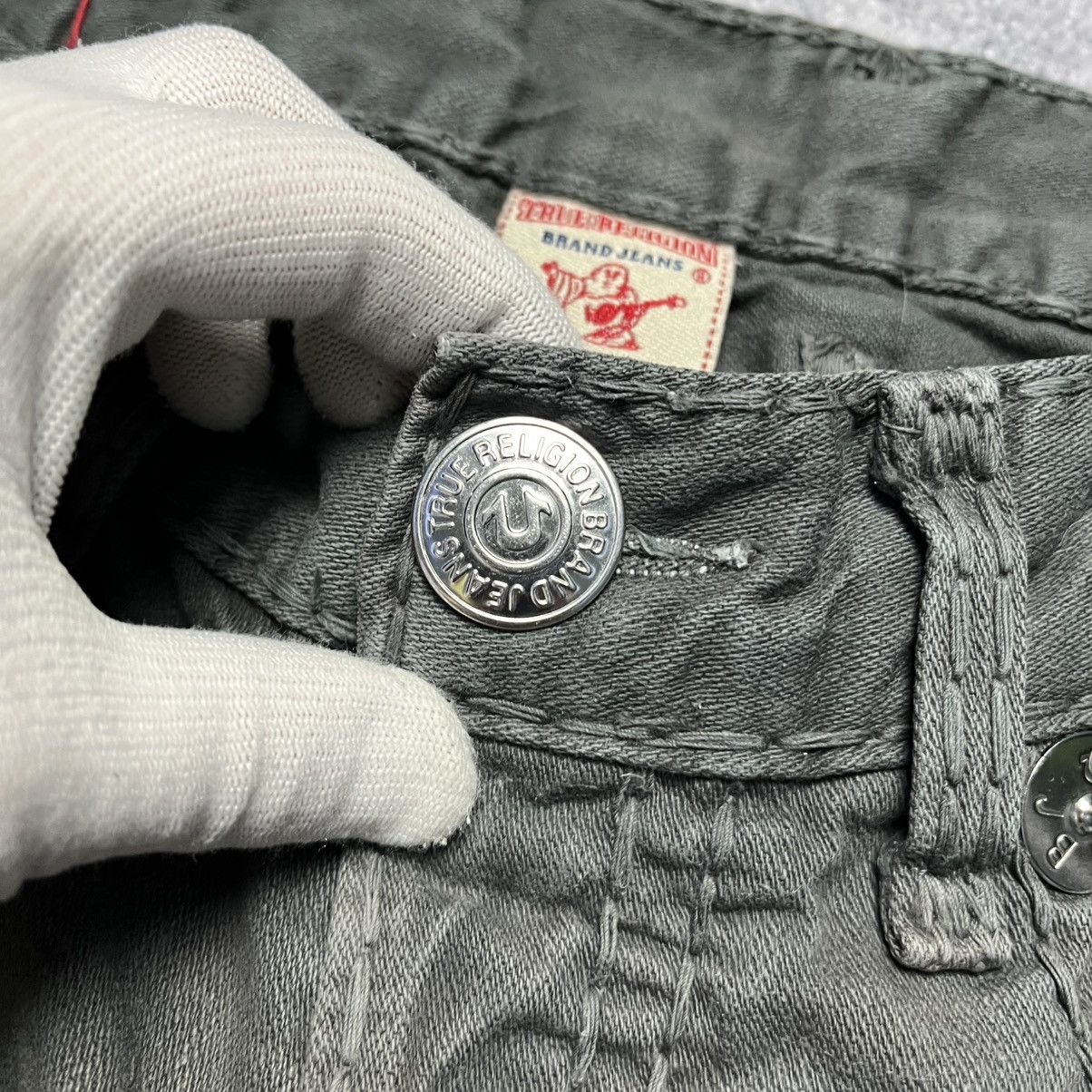 True Religion Vintage True Religion USA Logan Super T Grey Denim Jeans Y2K Size US 33 - 7 Thumbnail
