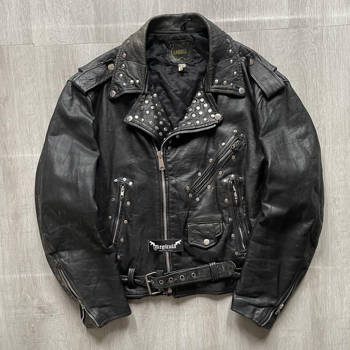 Other Sardar Vintage Ramones Punk Custom Genuine Leather Jacket Size US M / EU 48-50 / 2 - 1 Thumbnail